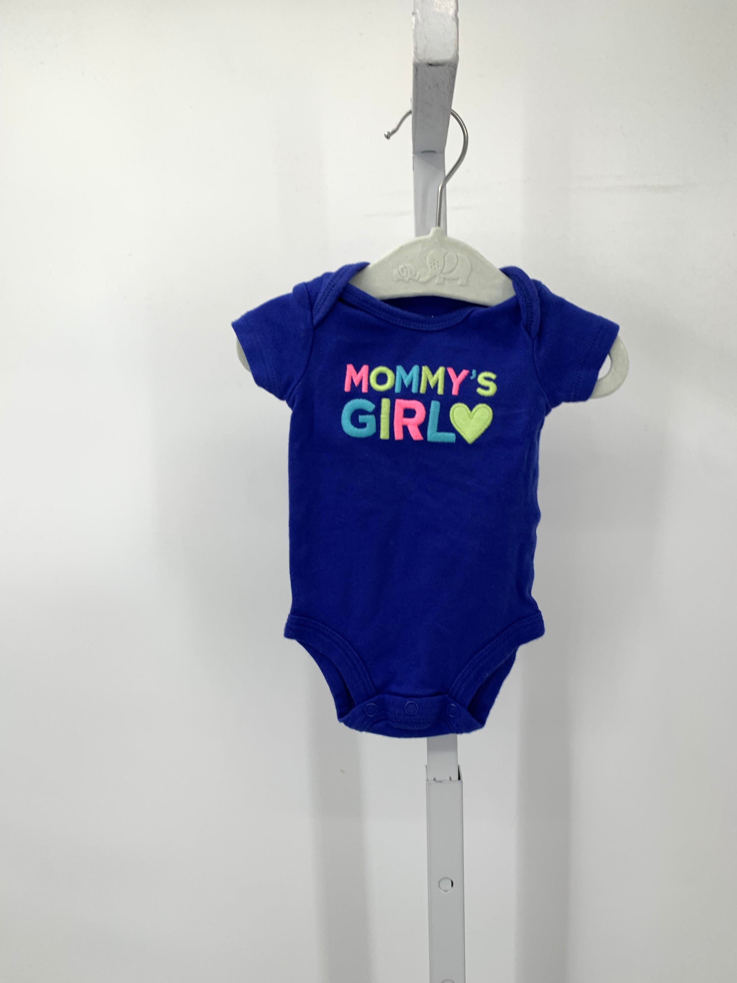 Carters Size Newborn Girls Short Sleeve Shirt