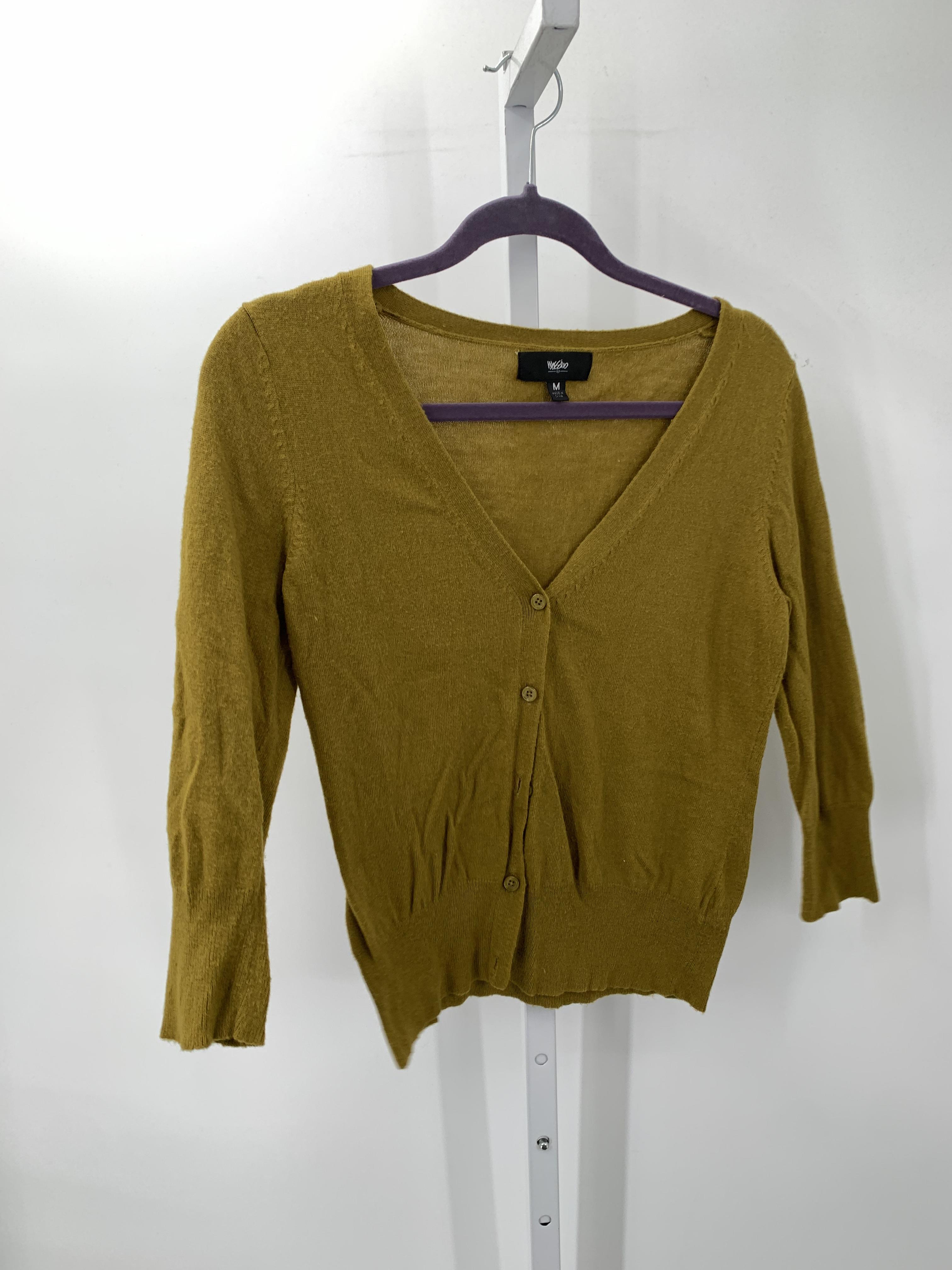 Mossimo Size Medium Misses 3/4 Sleeve Sweater