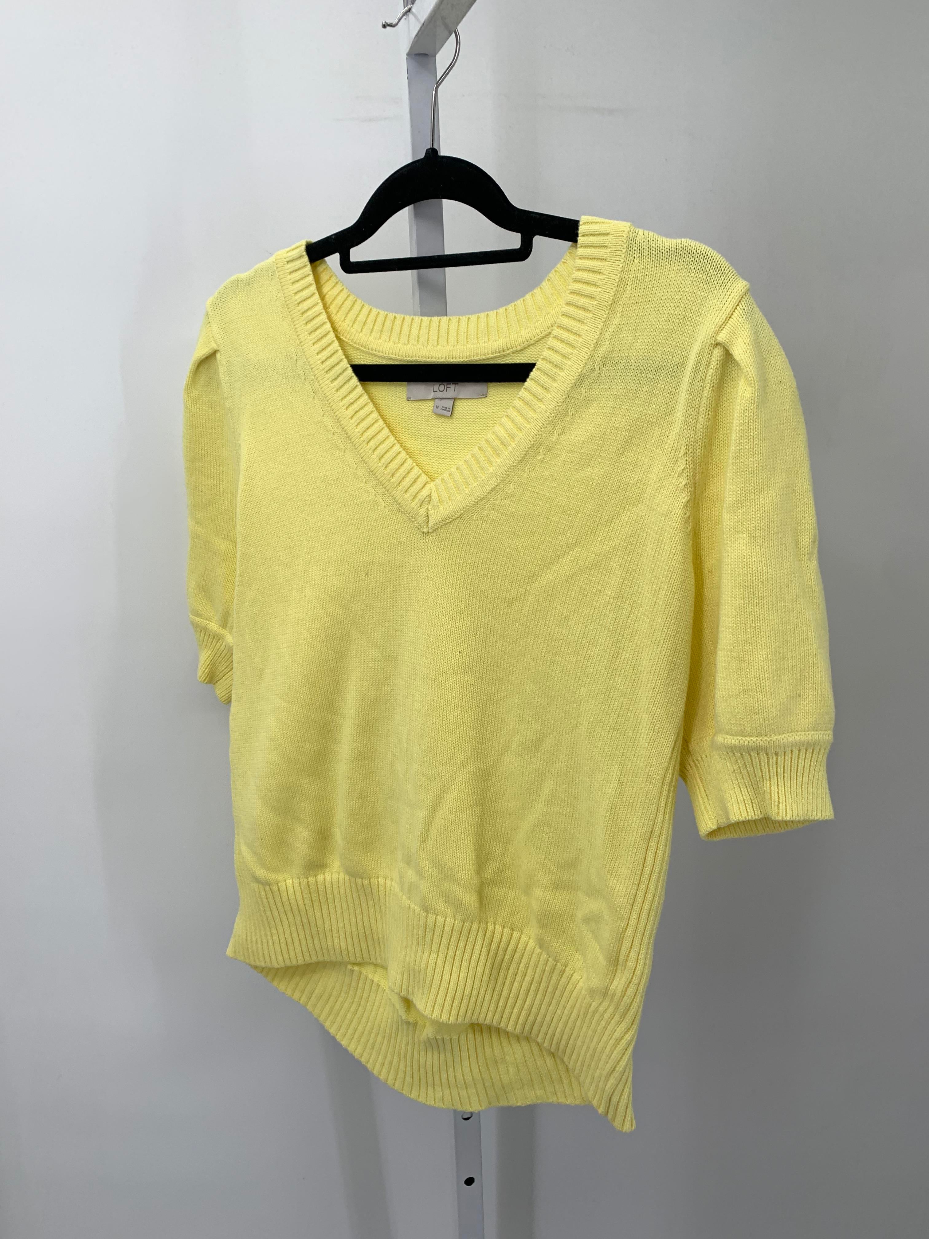 Loft Size Medium Misses Short Slv Sweater
