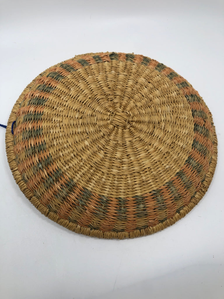 NEW WOVEN BASKET TRAY.