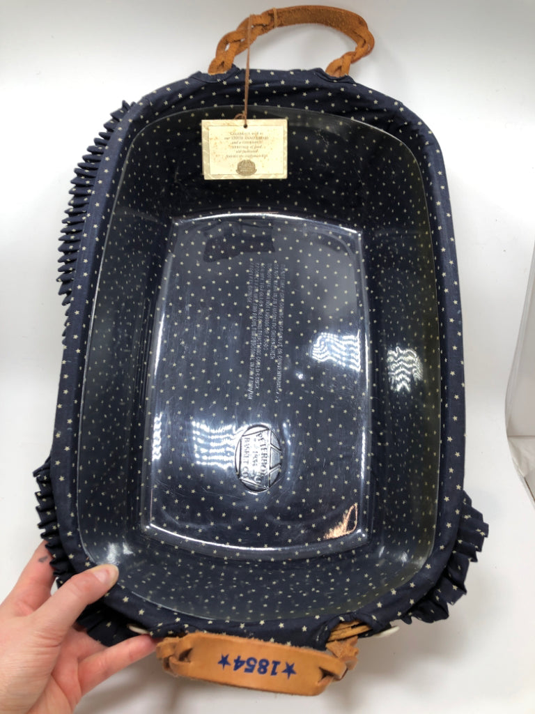PETERBORO AMERICANA BASKET W/LINER & TAG.