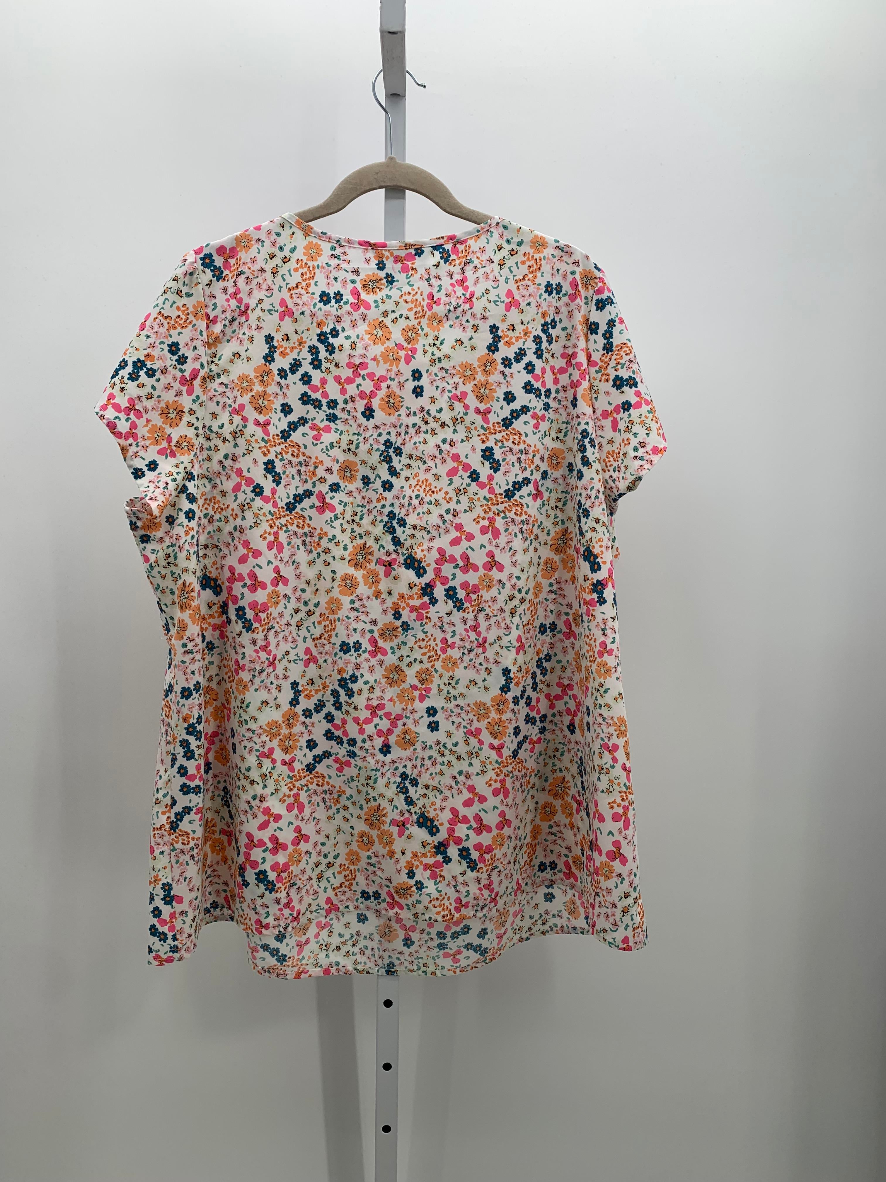 Size 18/20 W Womens Short Sleeve Shirt