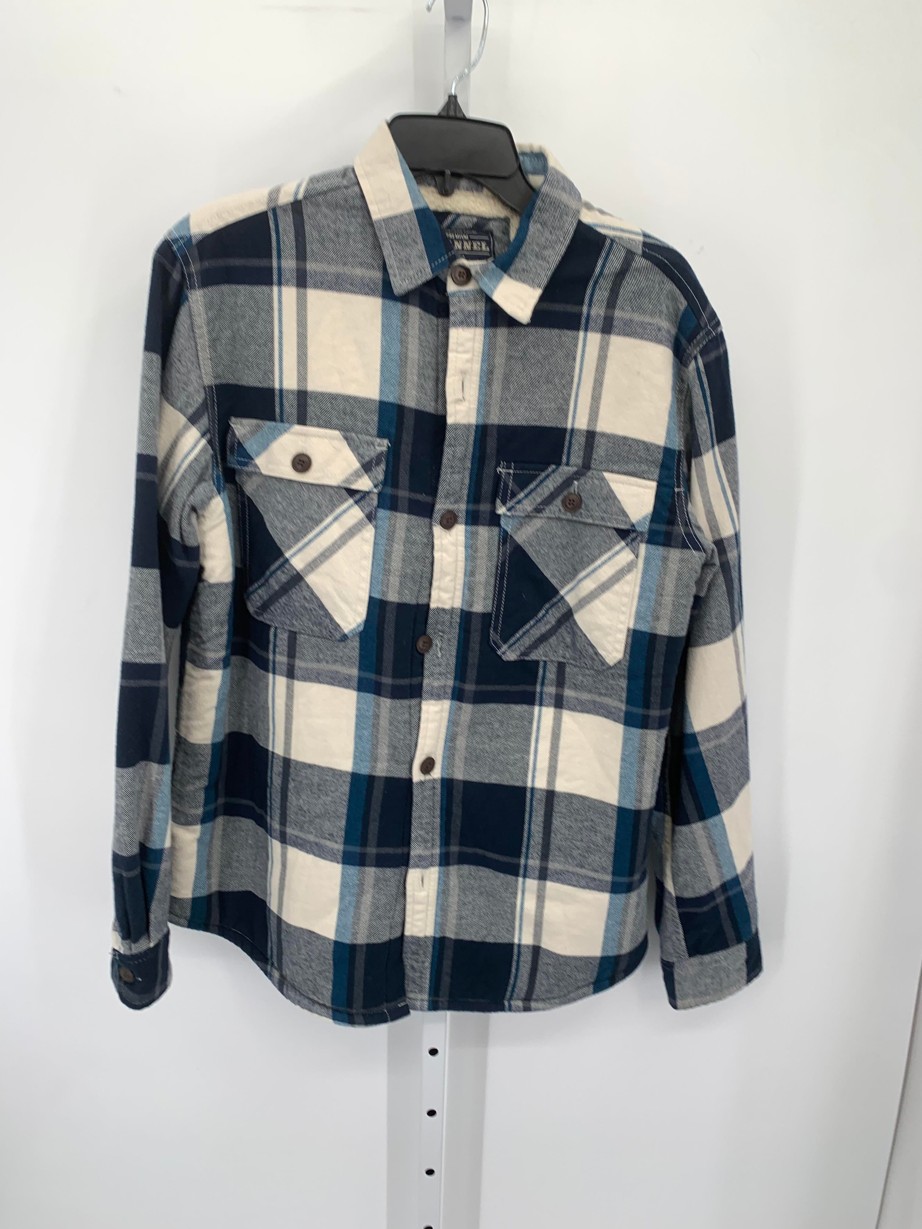 SHERPA LINED BUTTON DOWN PLAID