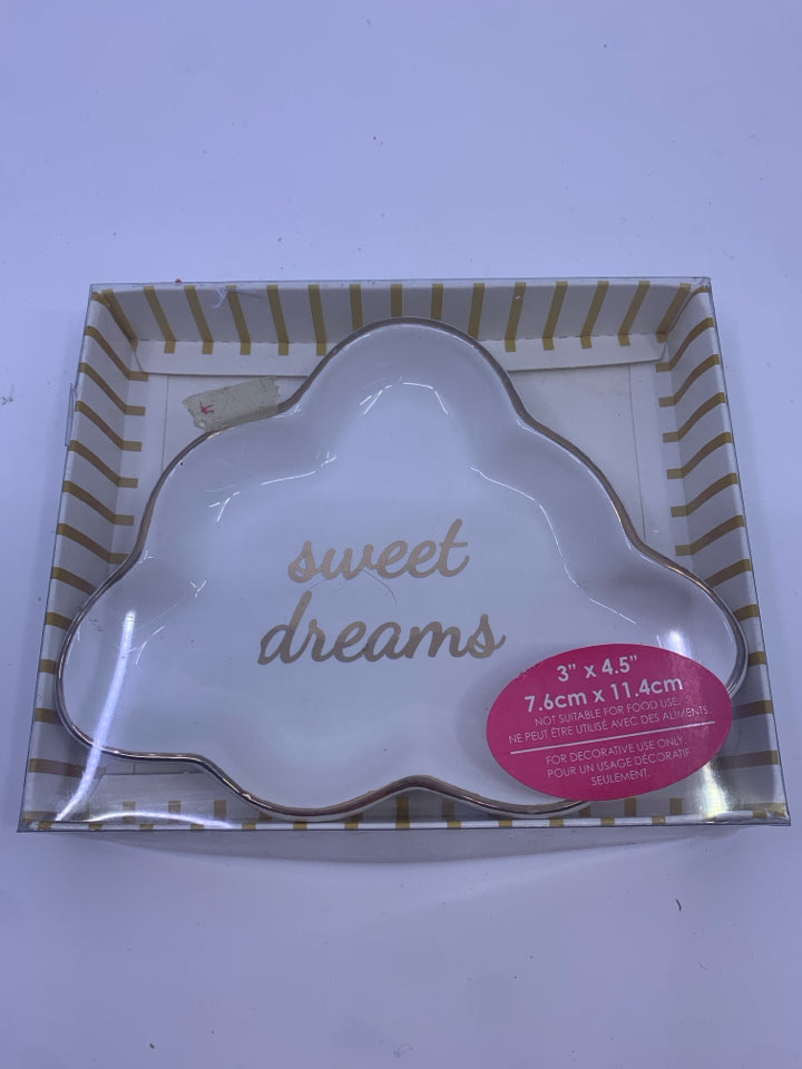 NIB SWEET DREAMS TRINKET DISH.