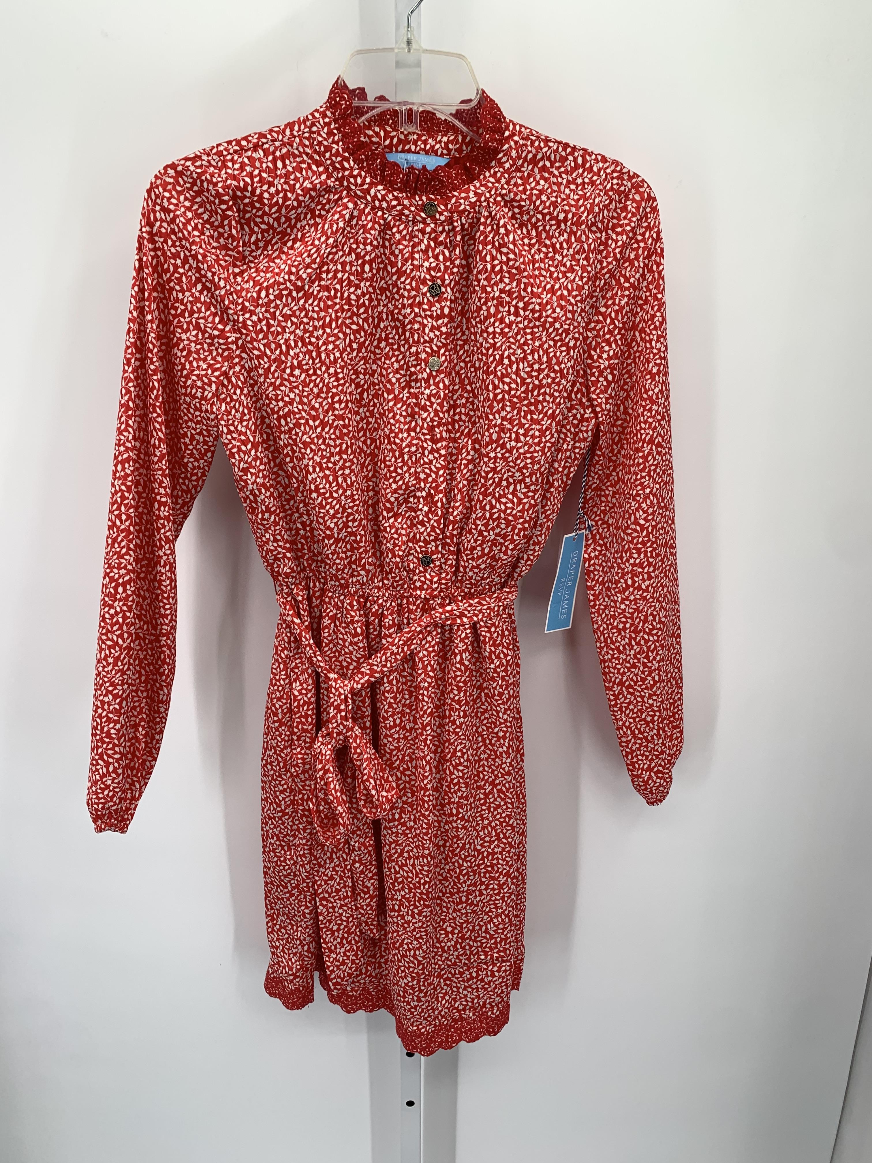 Draper James Size X Small Misses Long Sleeve Dress