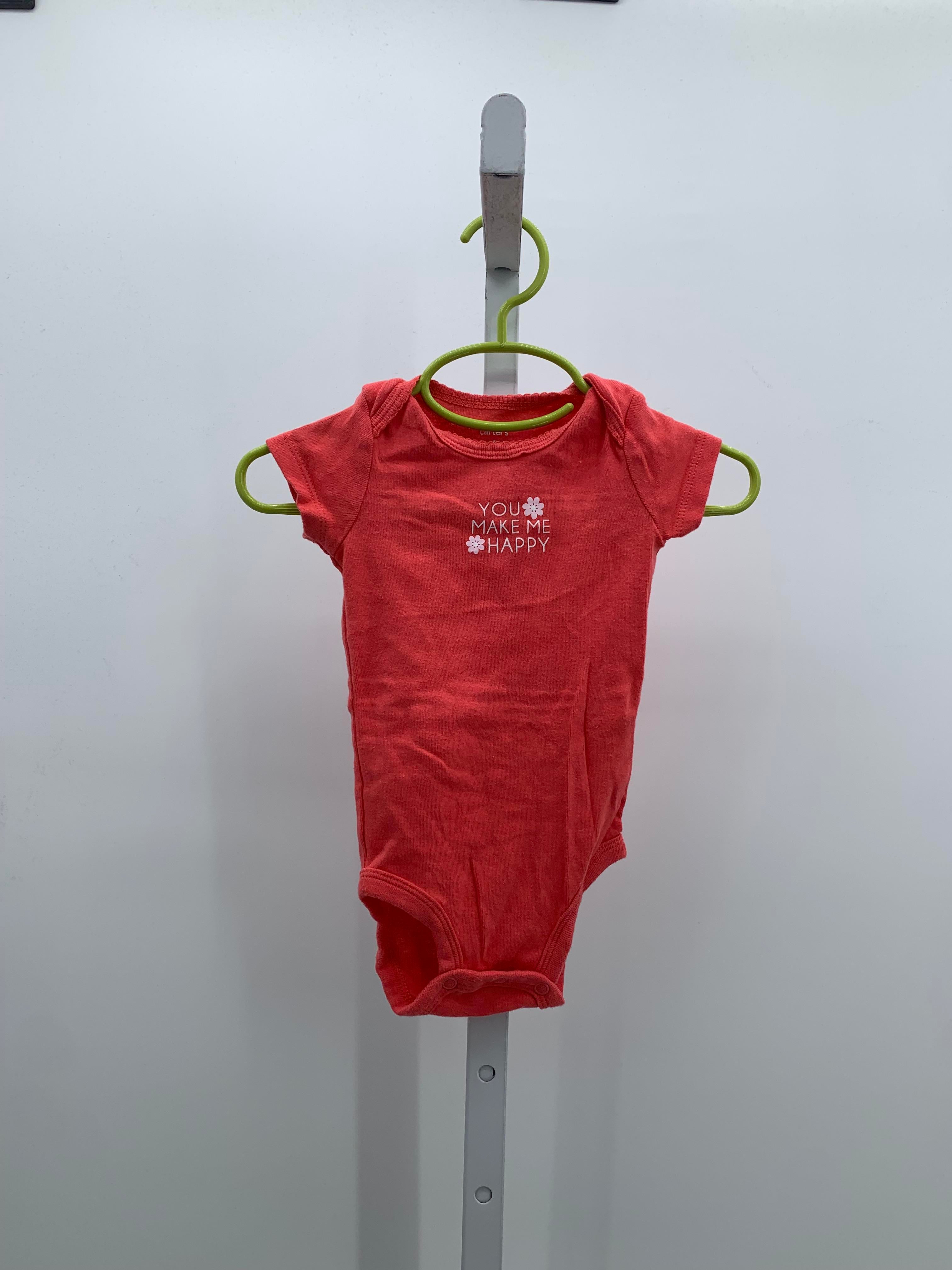 Carters Size 6 Months Girls Short Sleeve Shirt