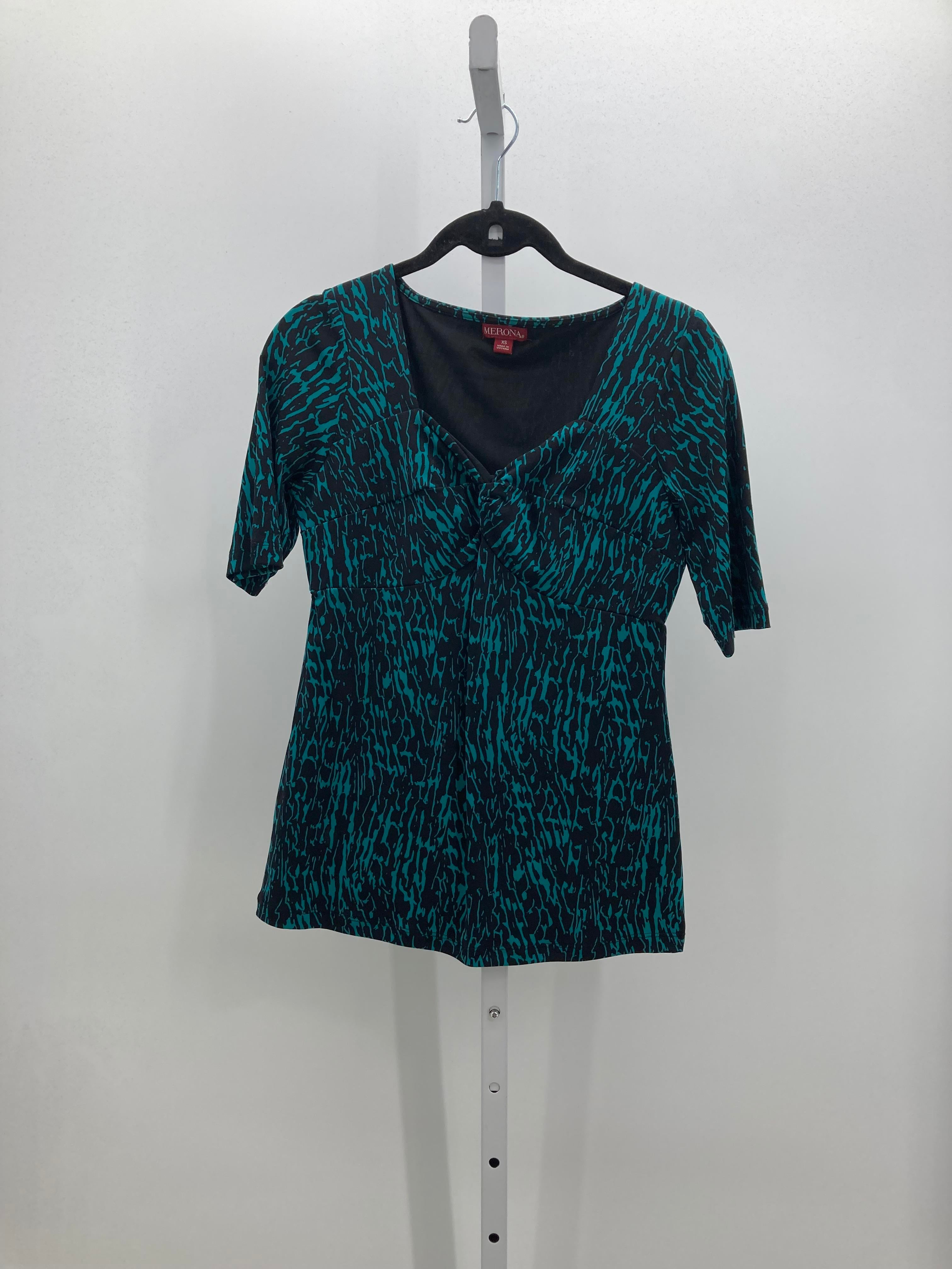 Merona Size X Small Misses Short Sleeve Shirt