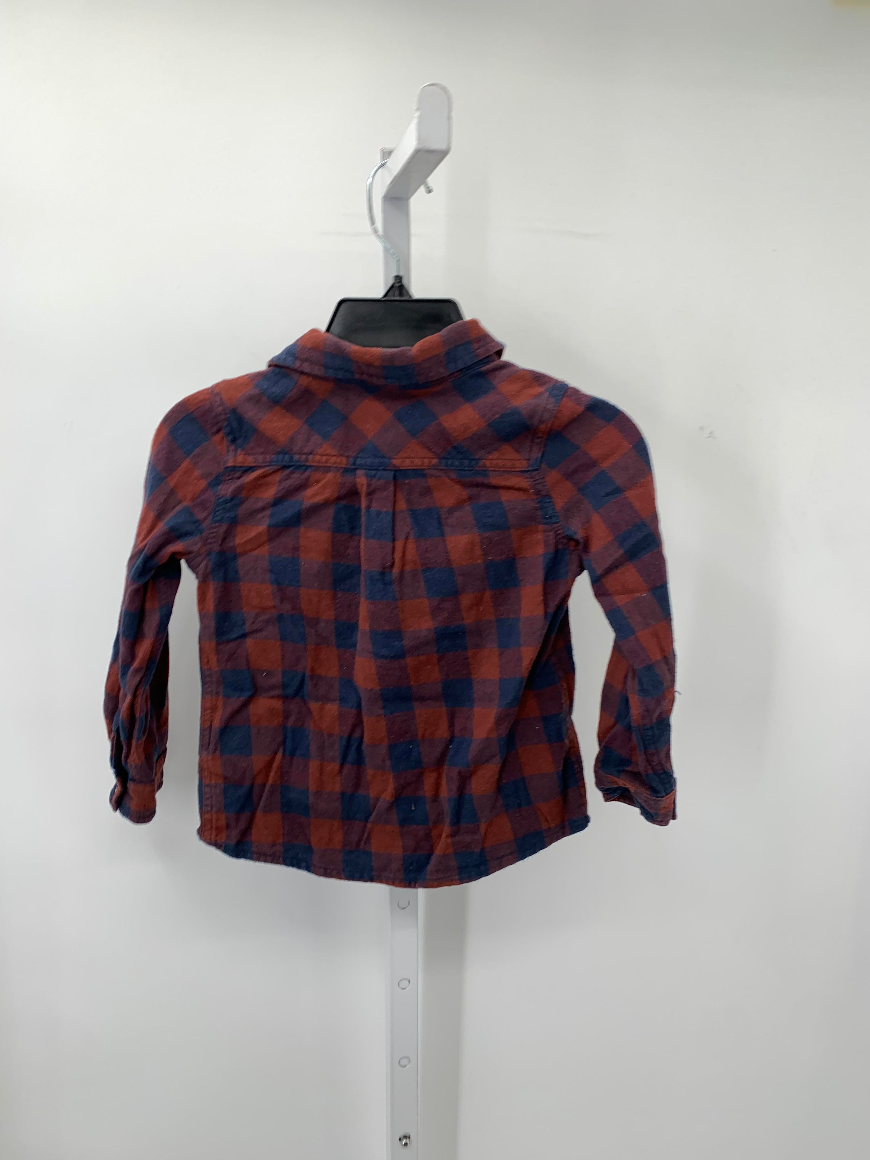 BLUE PLAID BTN DOWN