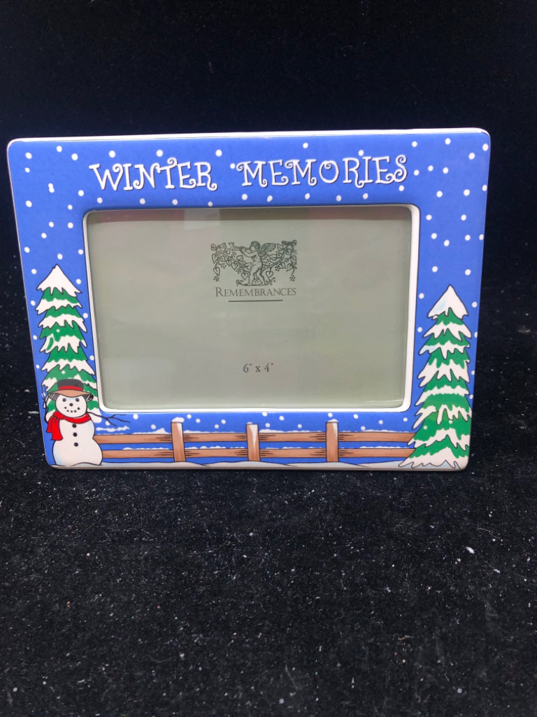 WINTER MEMORIES PHOTO FRAME.