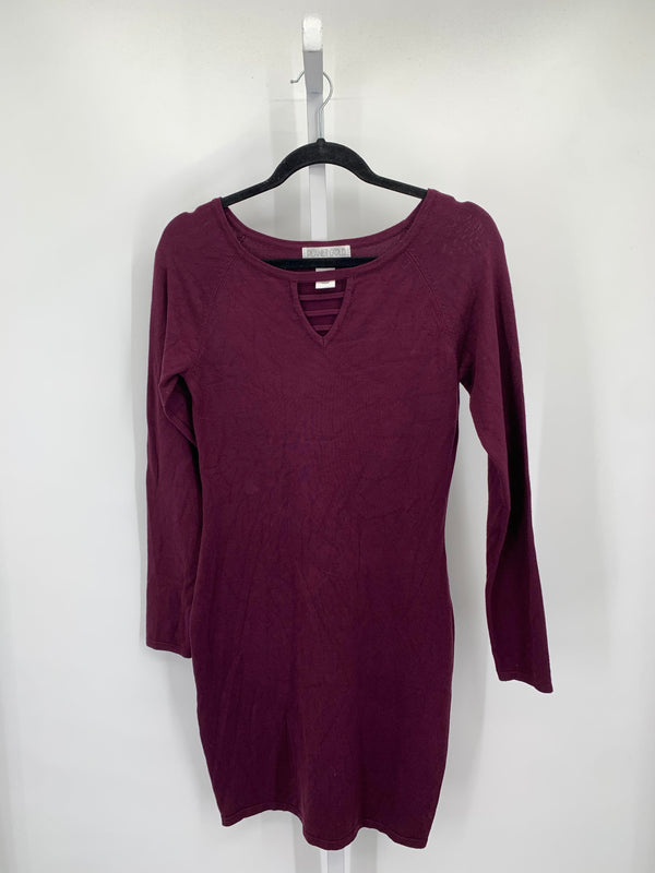 Planet Gold Size Medium Misses Long Sleeve Dress