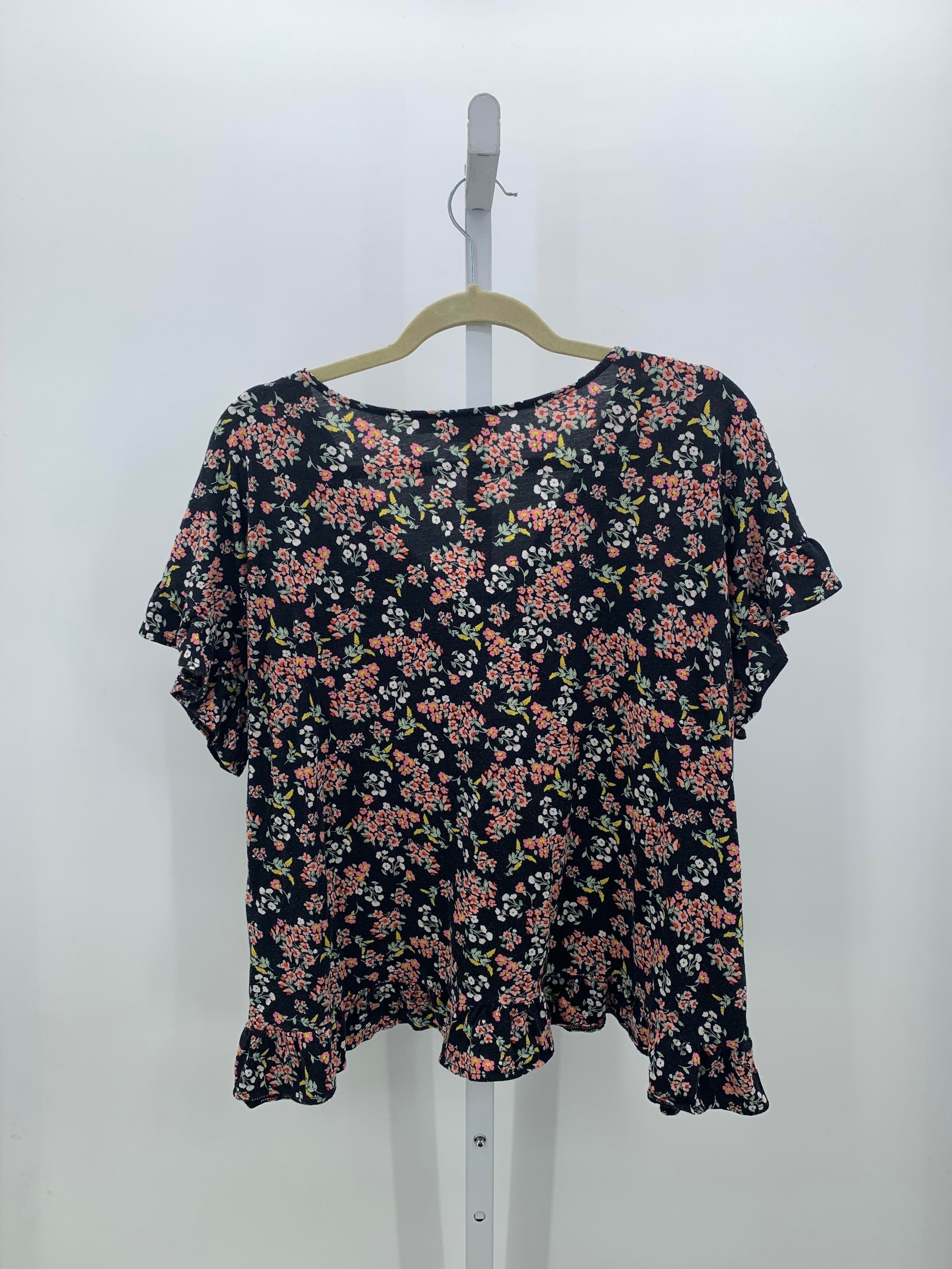 Loft Size 16/18 W Womens Short Sleeve Shirt