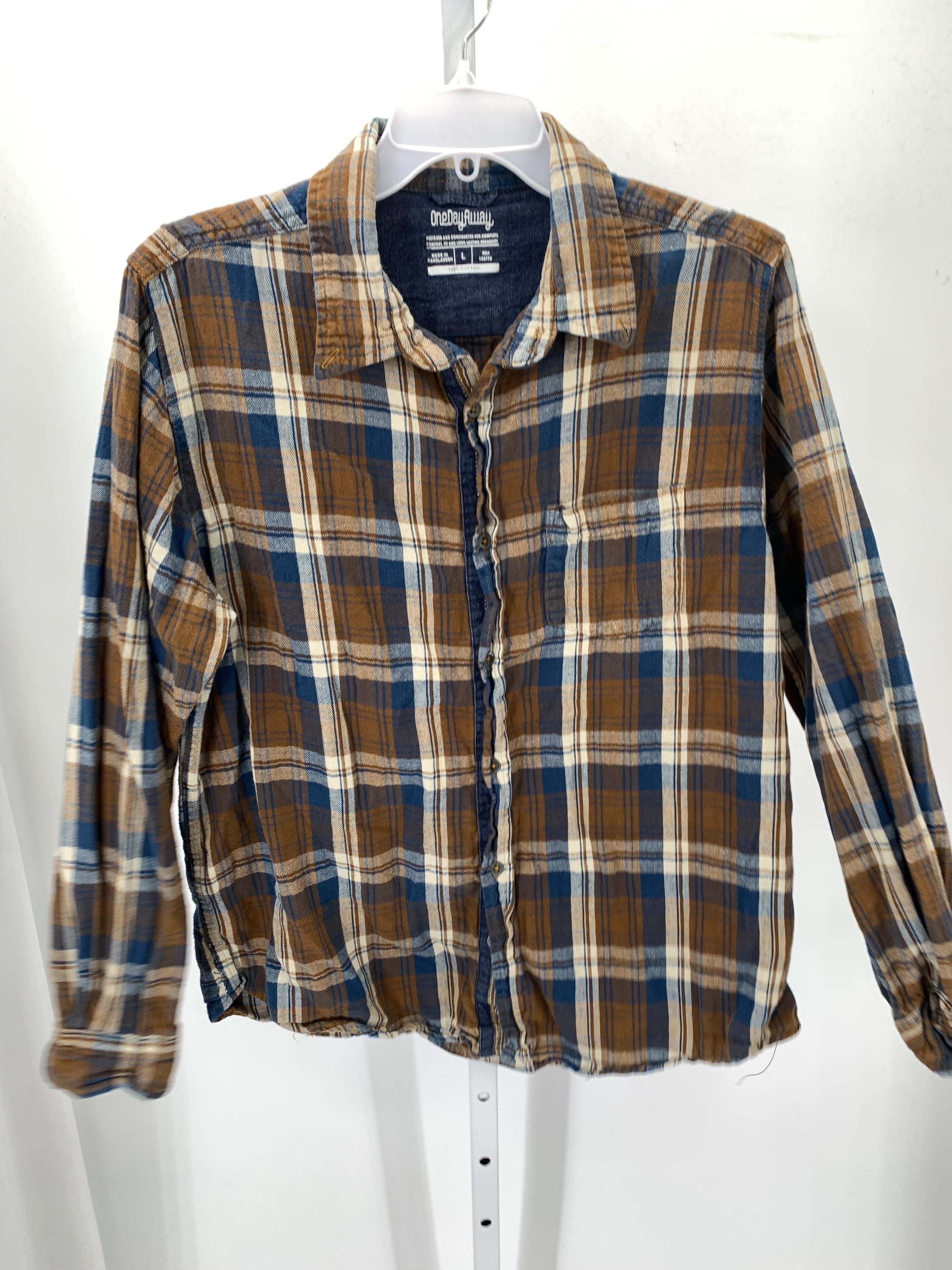 BLUE PLAID.