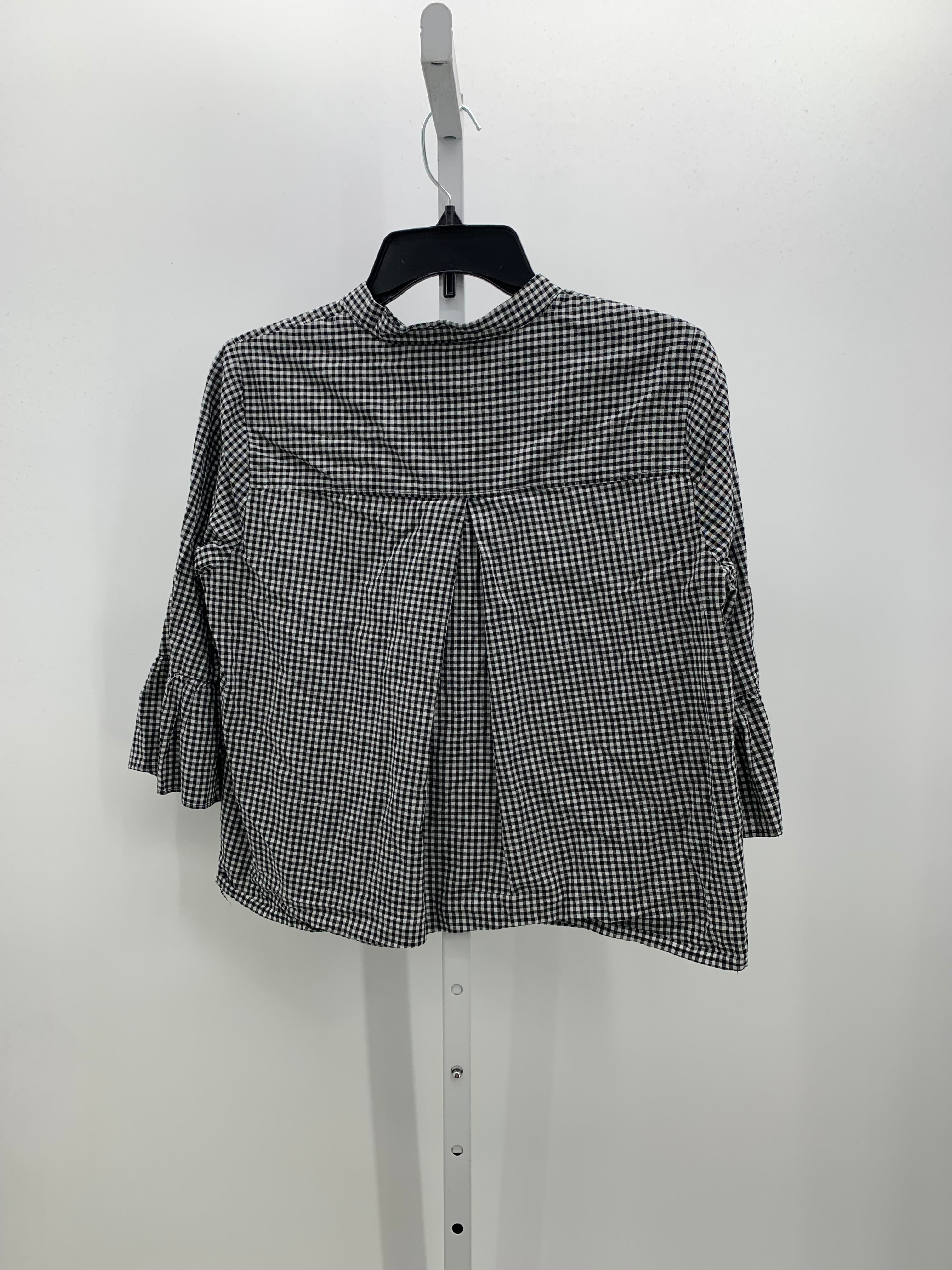 Madewell Size Medium Misses 3/4 Sleeve Shirt