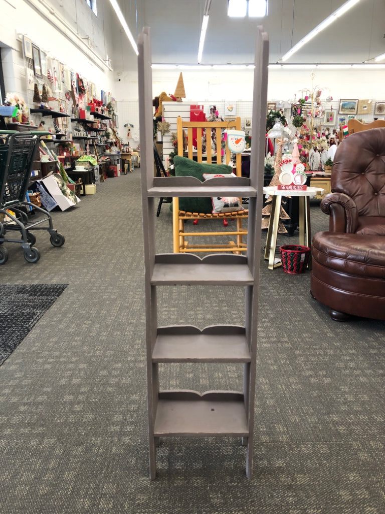 PURPLE GREY 4 SHELF STORAGE.