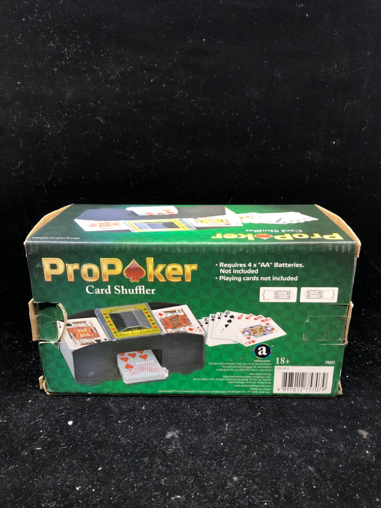 IN BOX PRO CARD SHUFFLER.