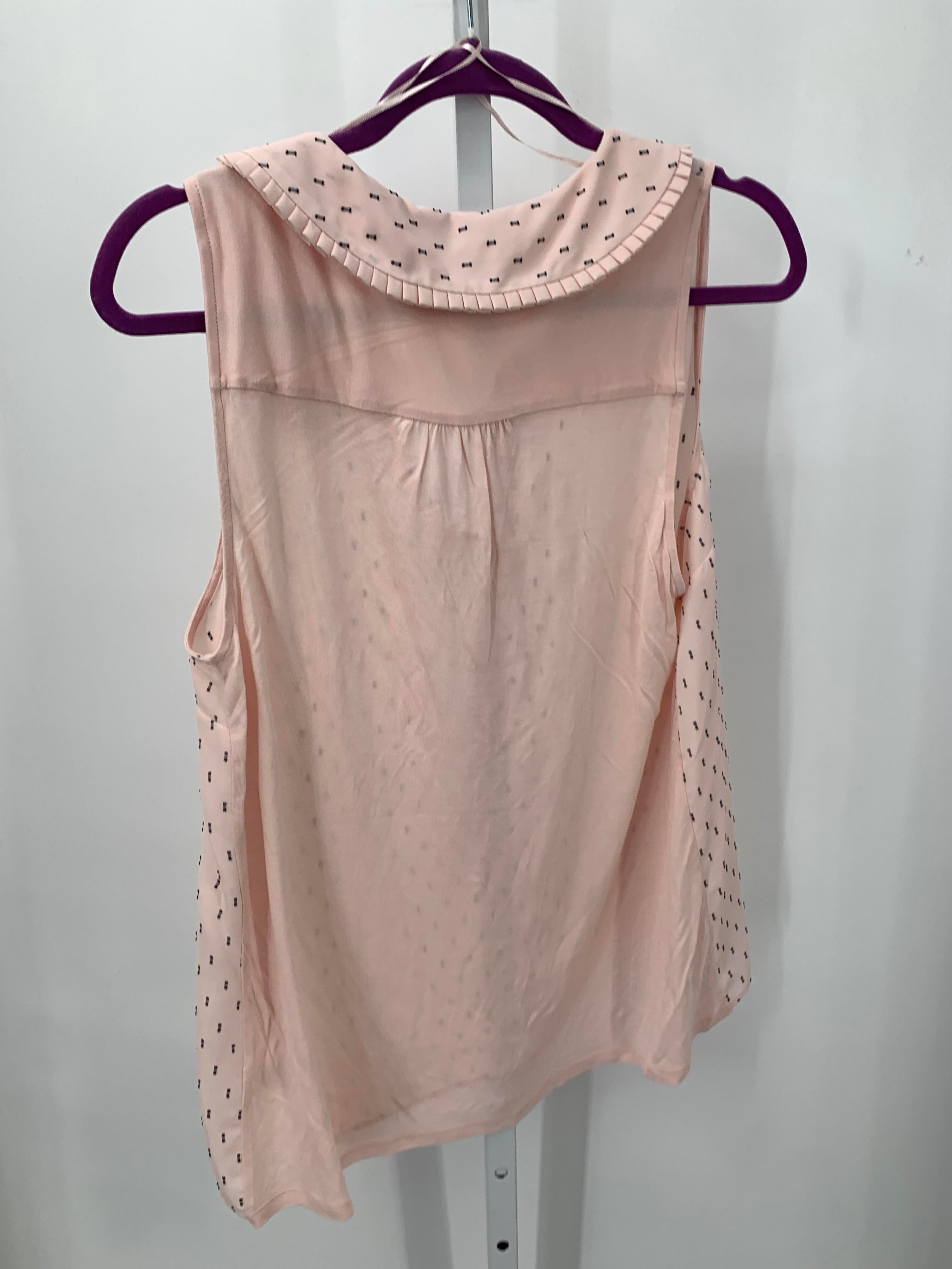 Elle Size Large Misses Sleeveless Shirt