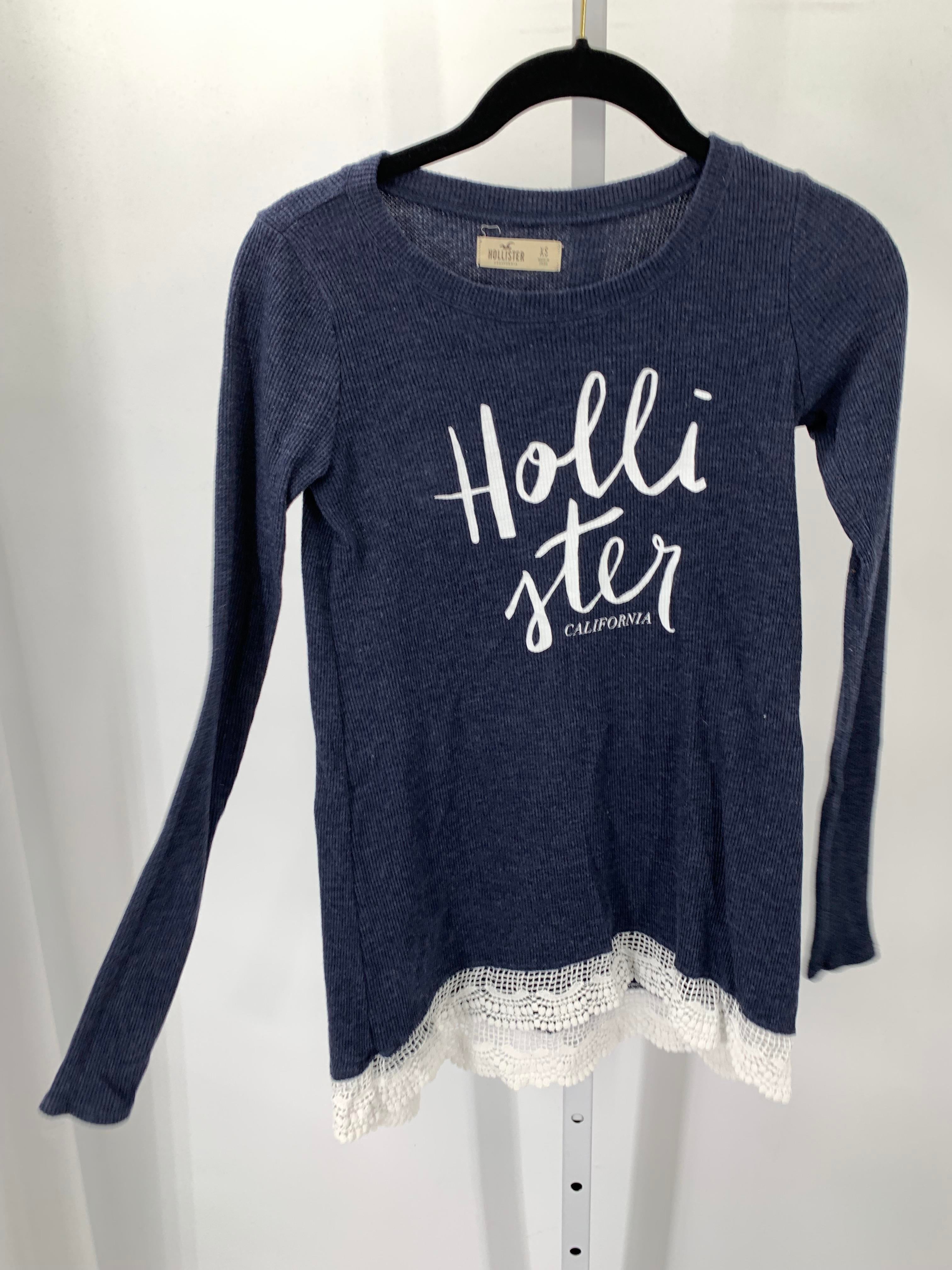 Hollister Size X Small Juniors Long Sleeve Shirt