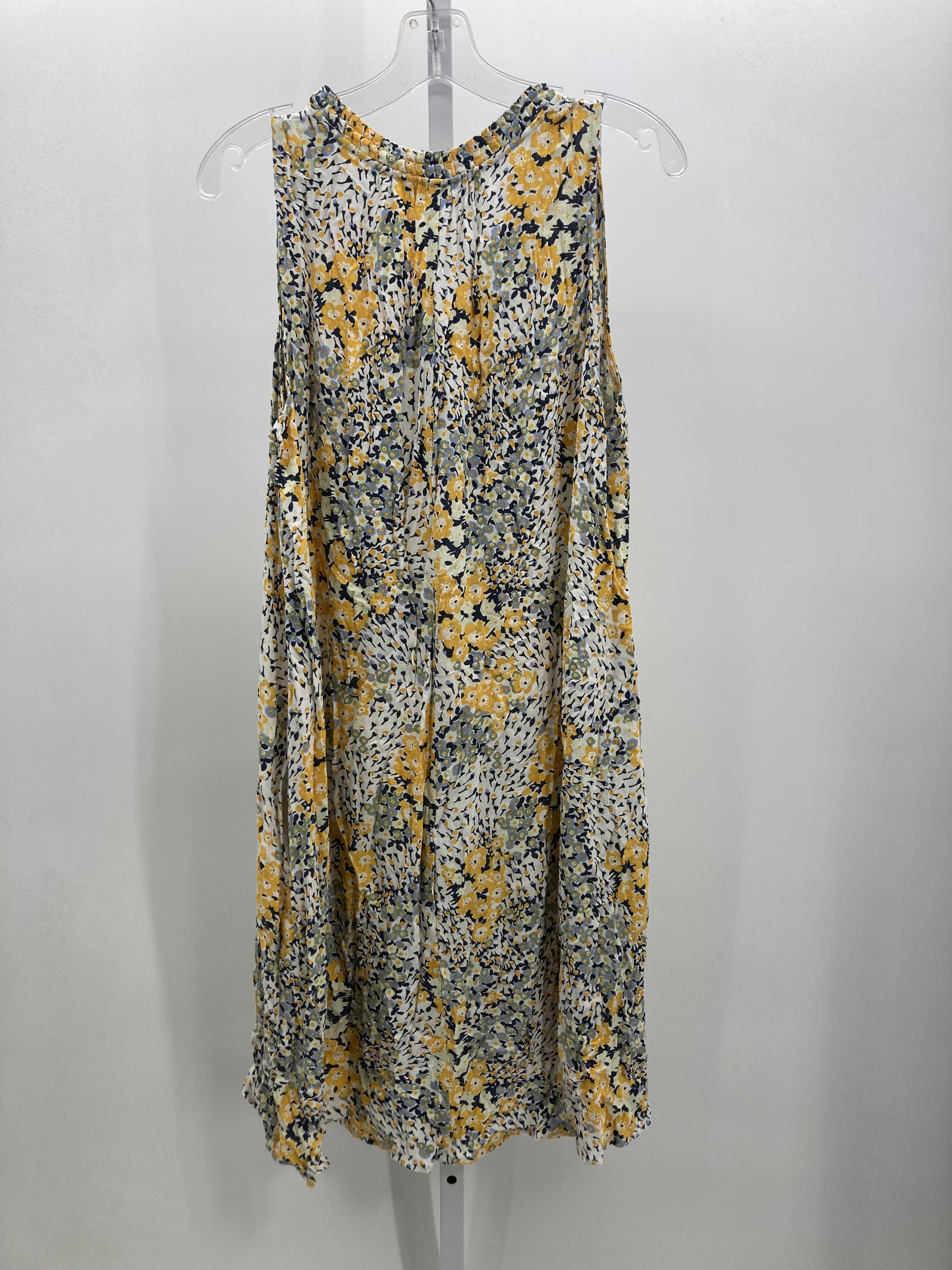 Loft Yellow Size Large Maternity Sleeveless Dress