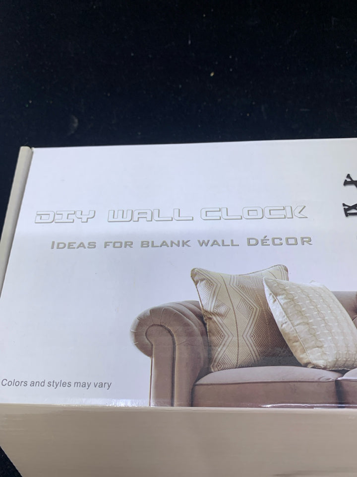 NIB DIY WALL CLOCK