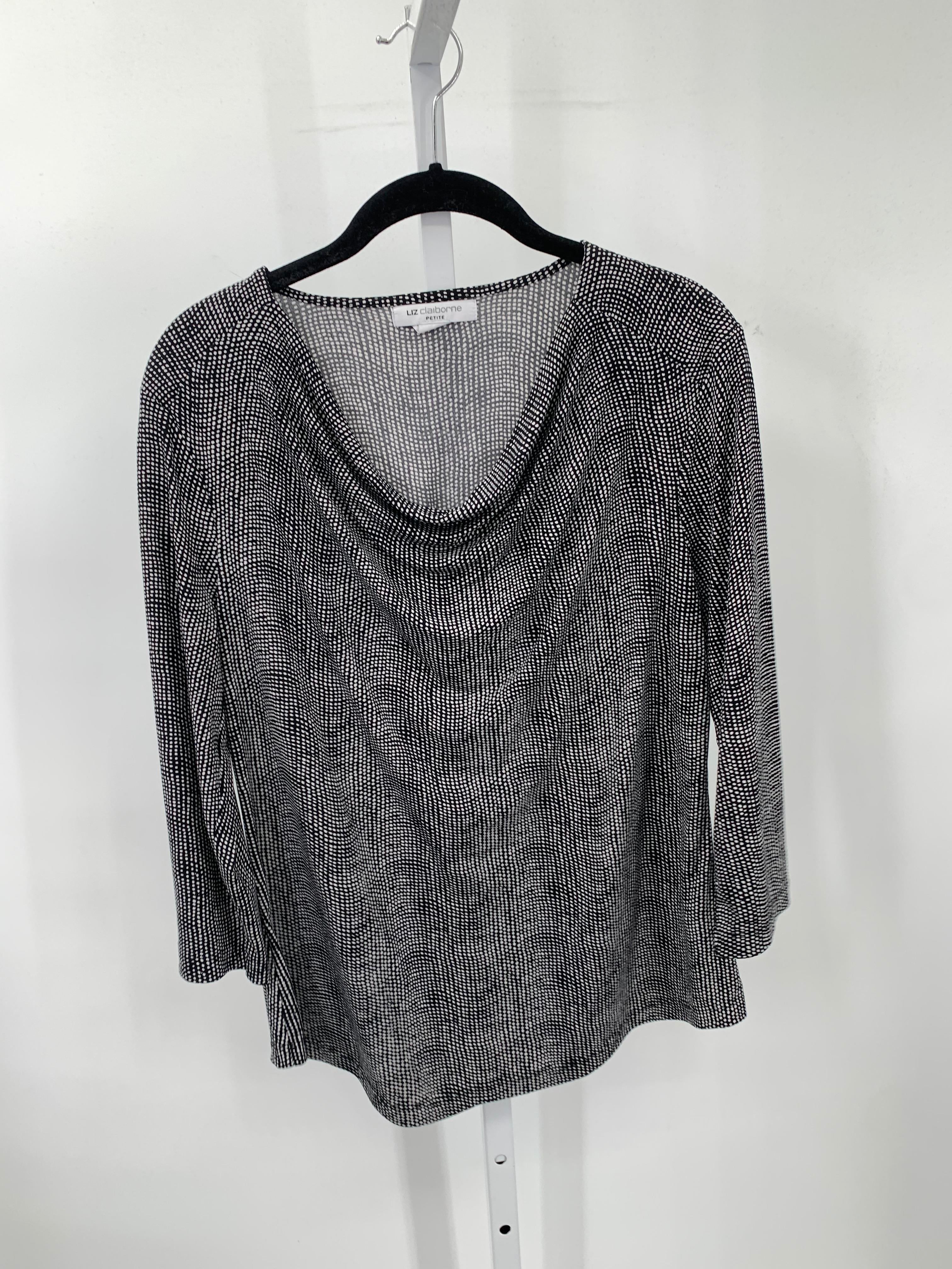 Liz Claiborne Size Large Petite Petite 3/4 Sleeve Shirt