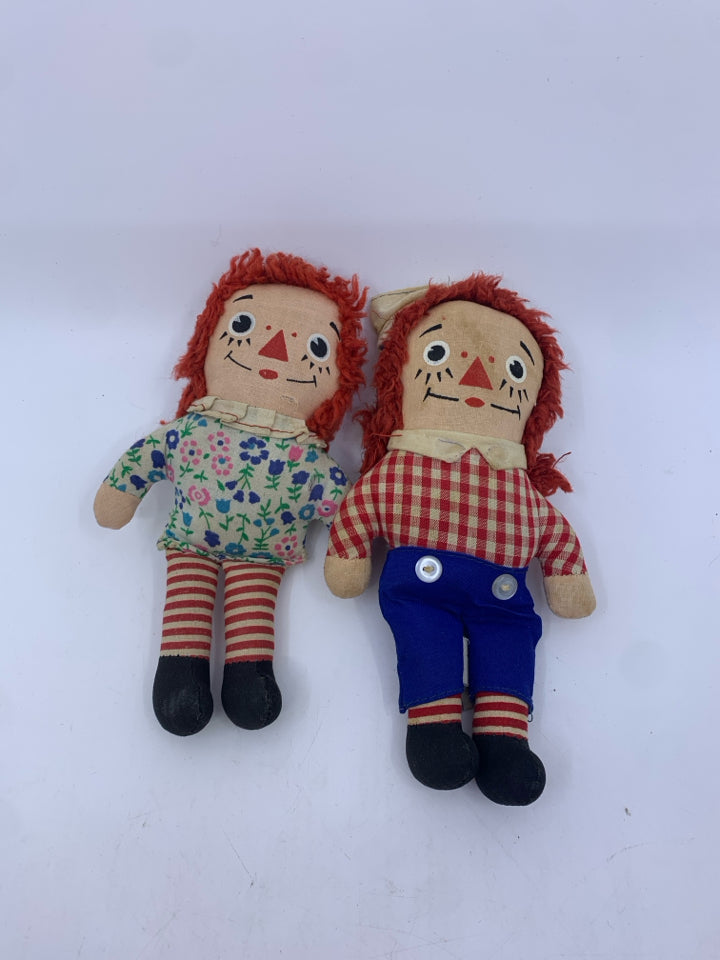 SMALL VTG RAGGEDY ANNE + ANDY W FLORAL SHIRT.