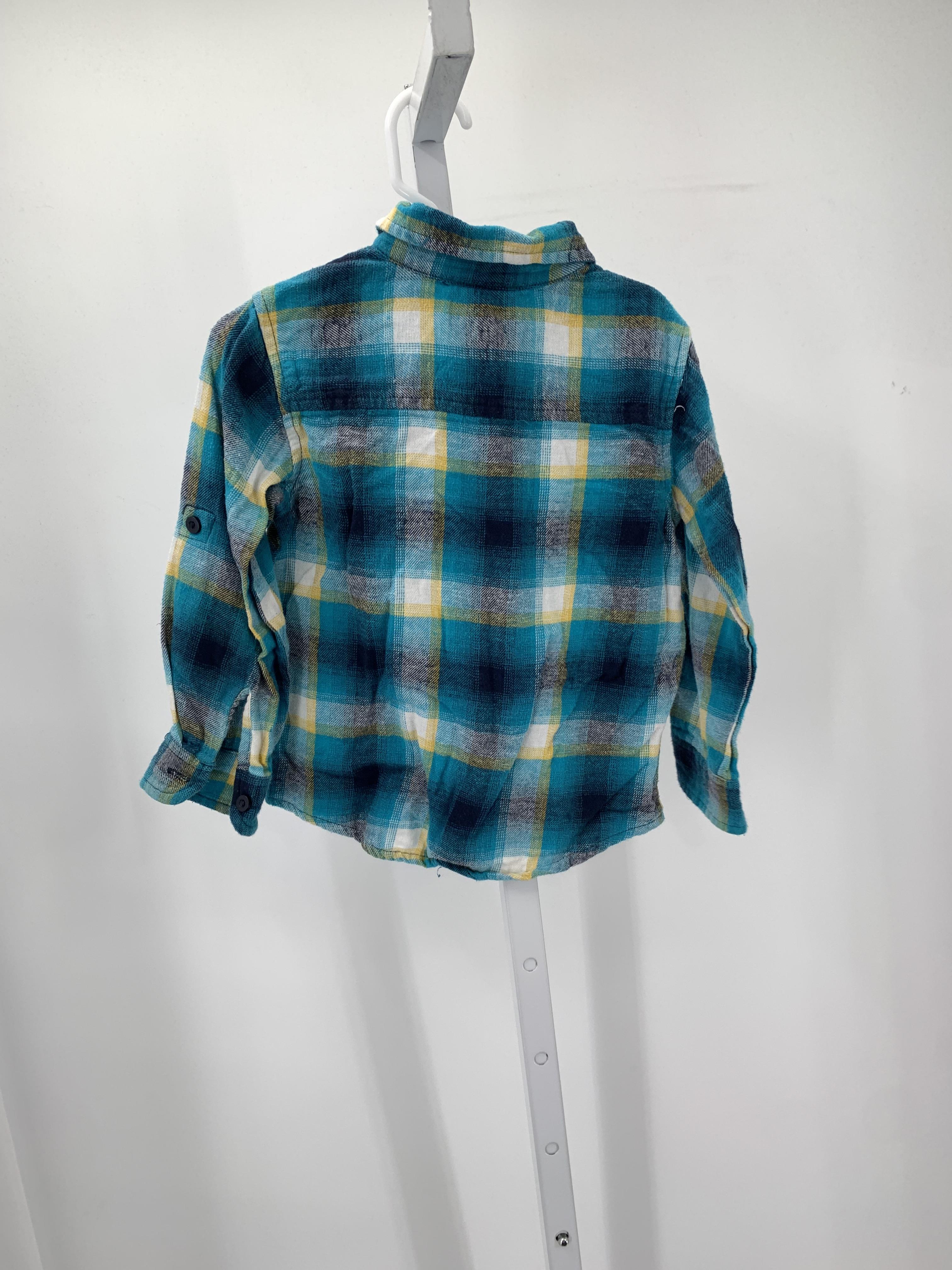 PLAID BTN DOWN