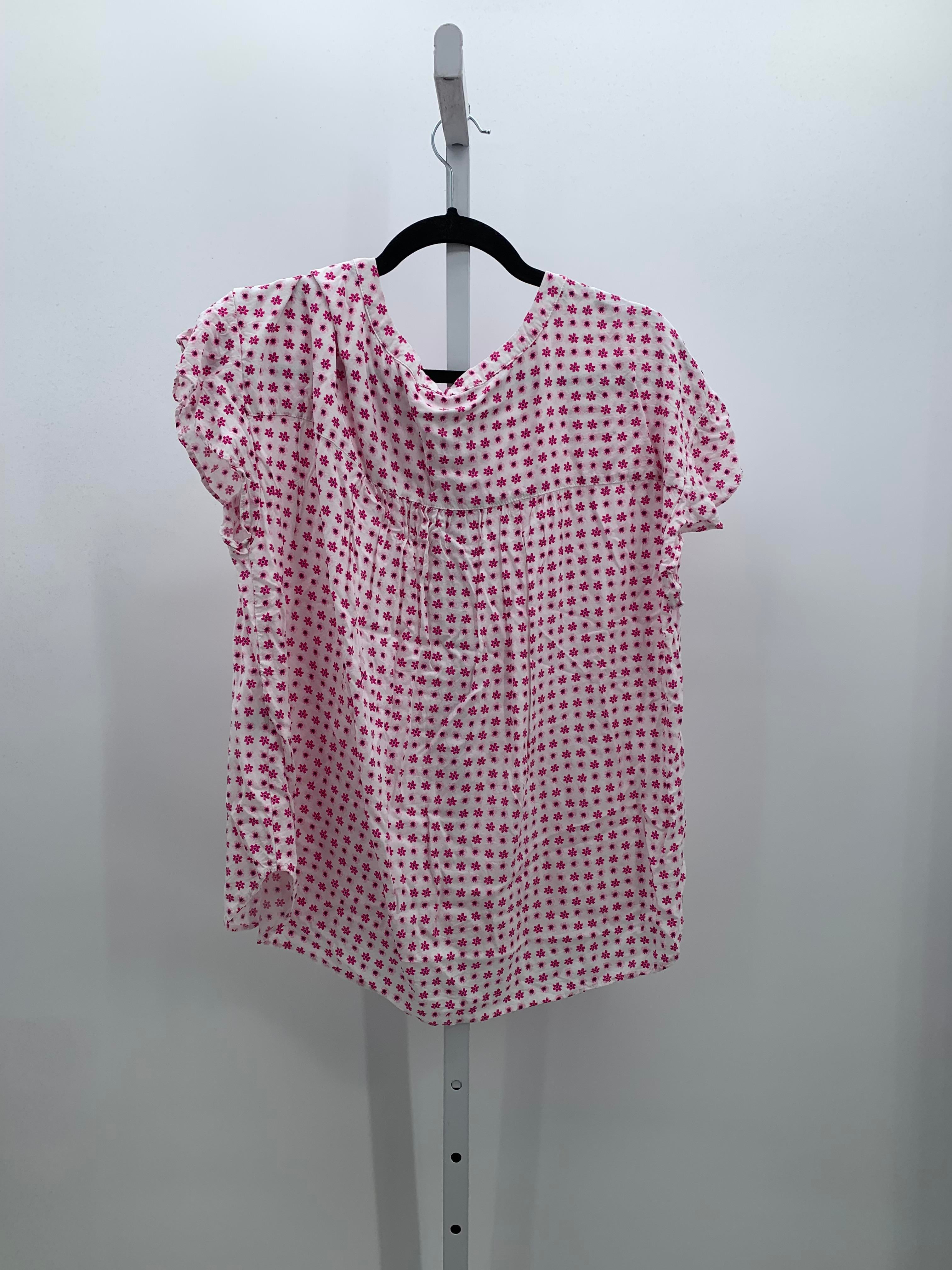 Jane + Delancey Size Extra Large Misses Short Sleeve Shirt