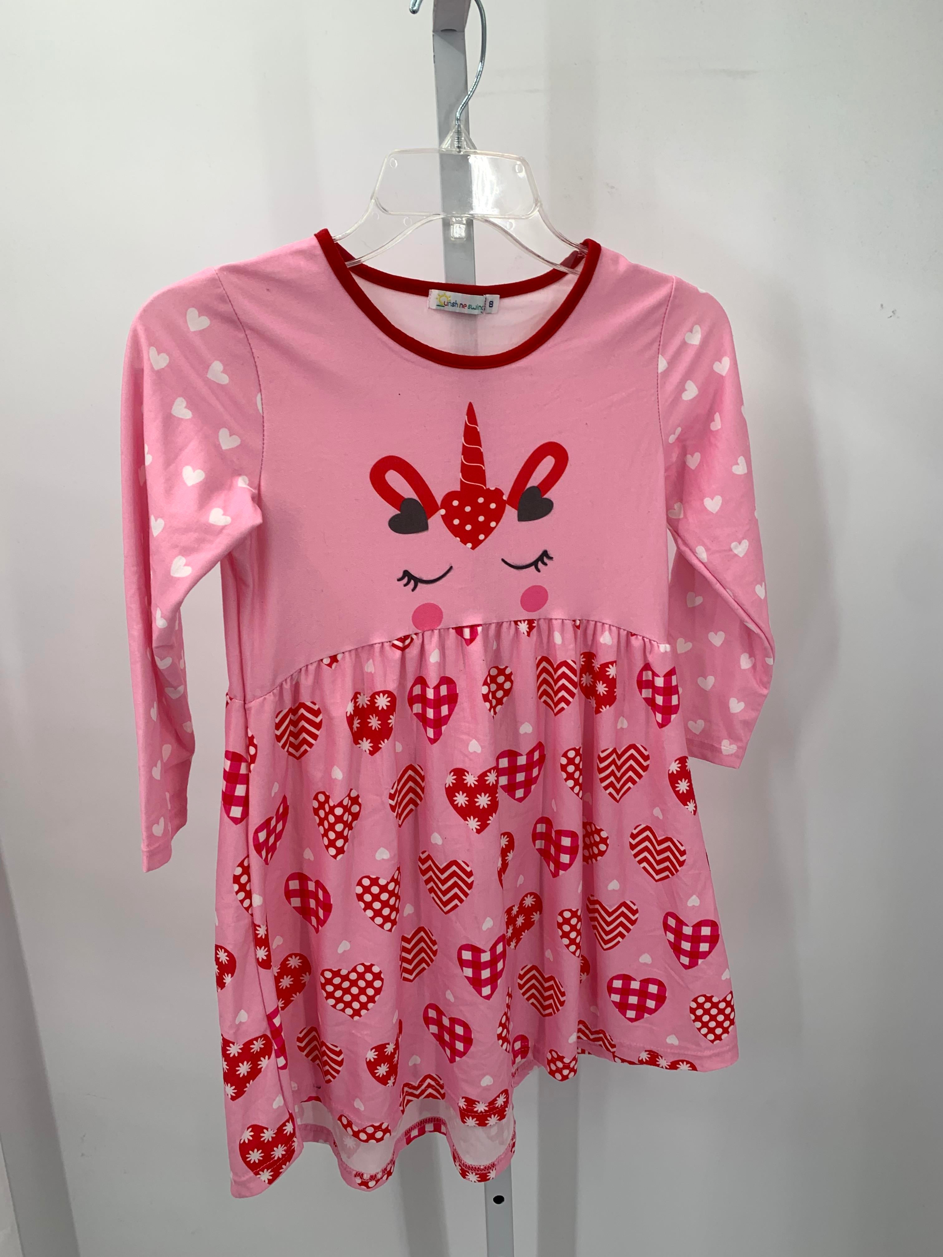 Size 8 Girls Long Sleeve Dress