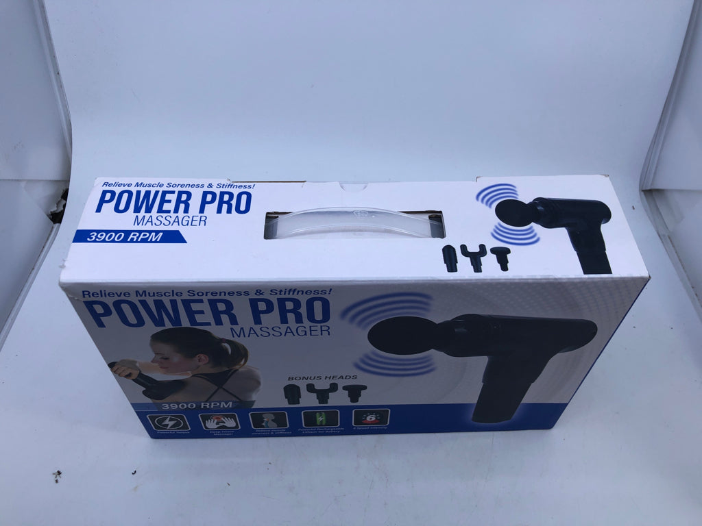 NIB POWER PRO MASSAGER.