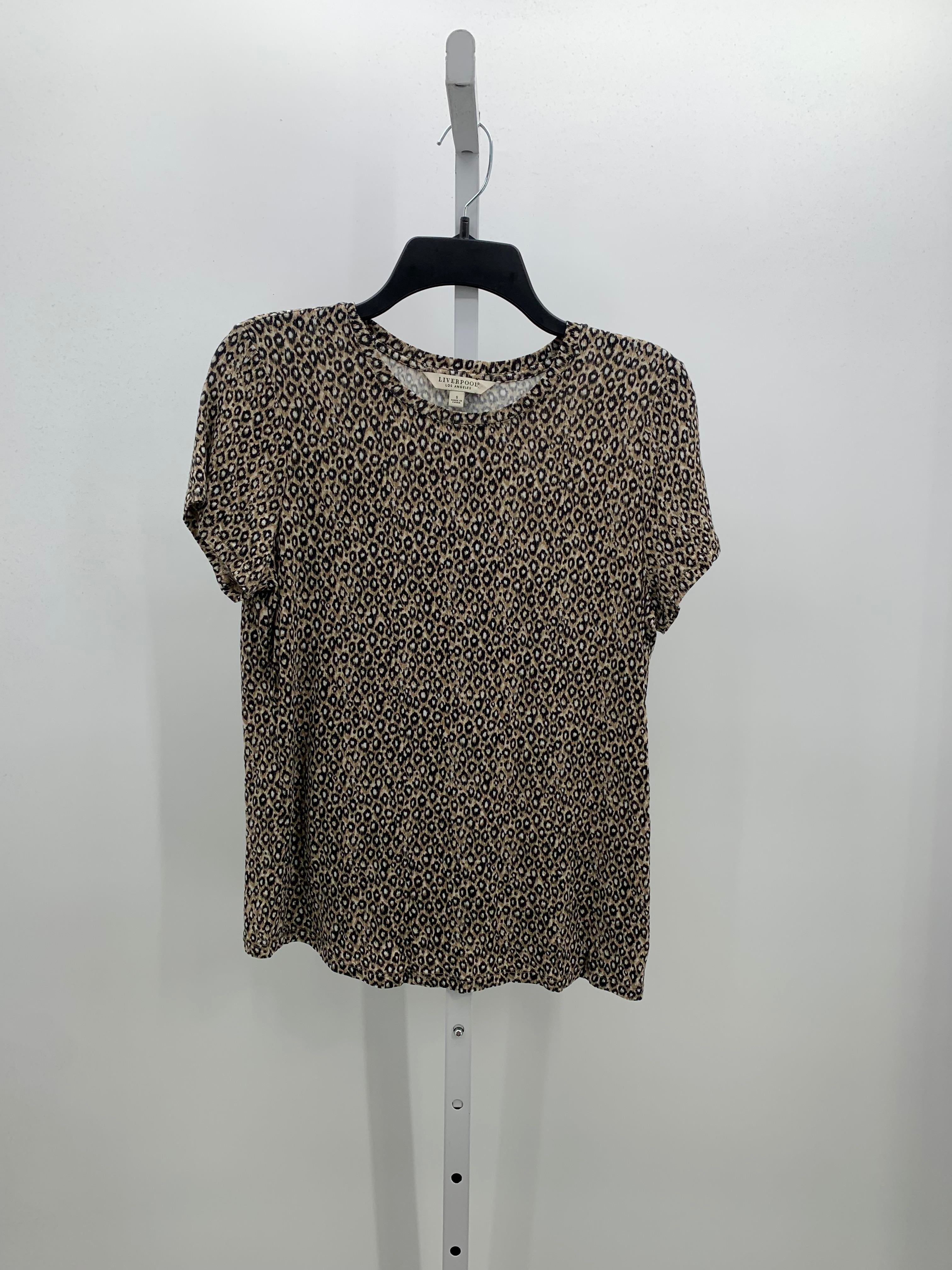 Liverpool Size Small Misses Short Sleeve Shirt