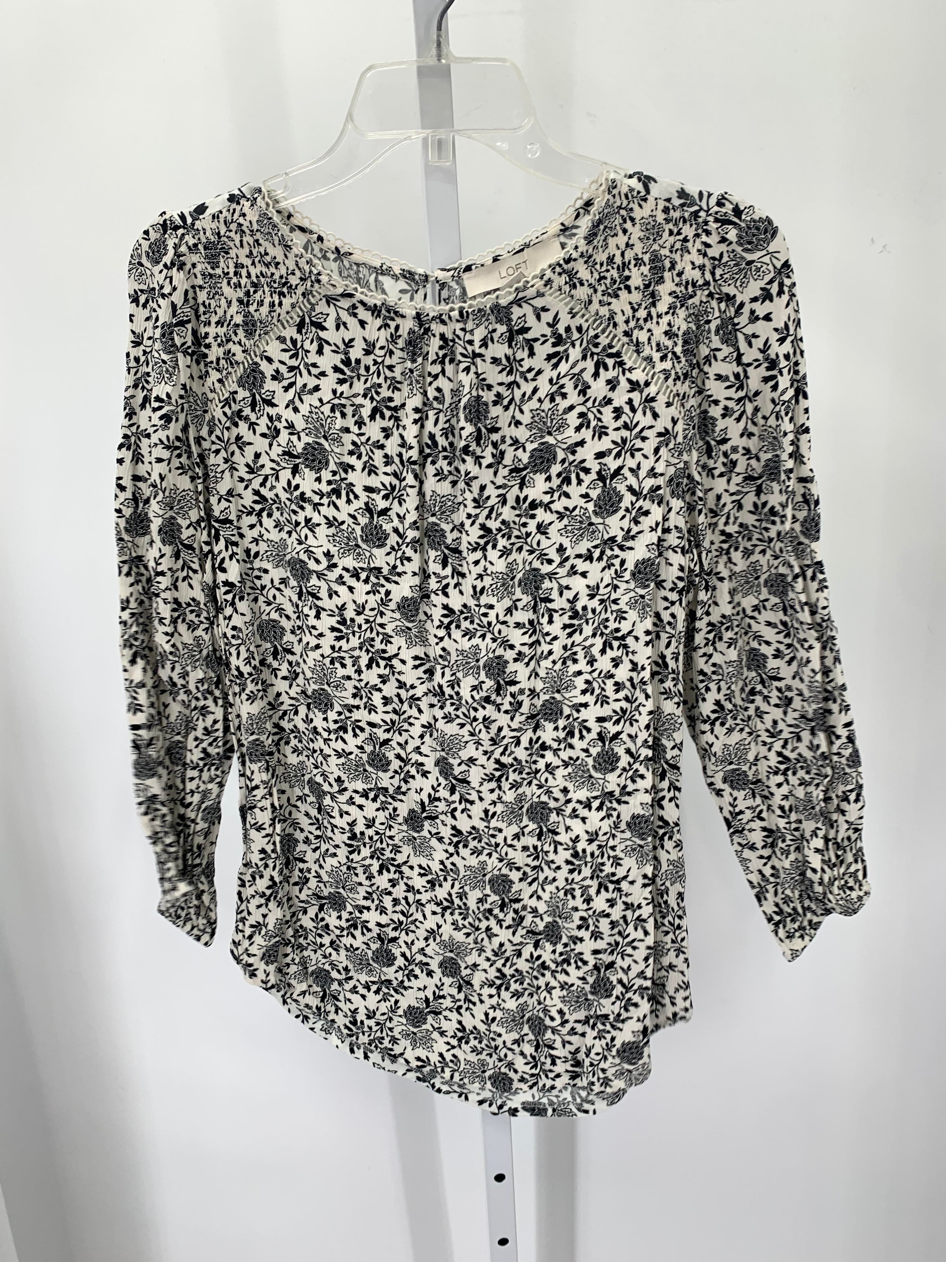 Loft Size X Small Misses 3/4 Sleeve Shirt