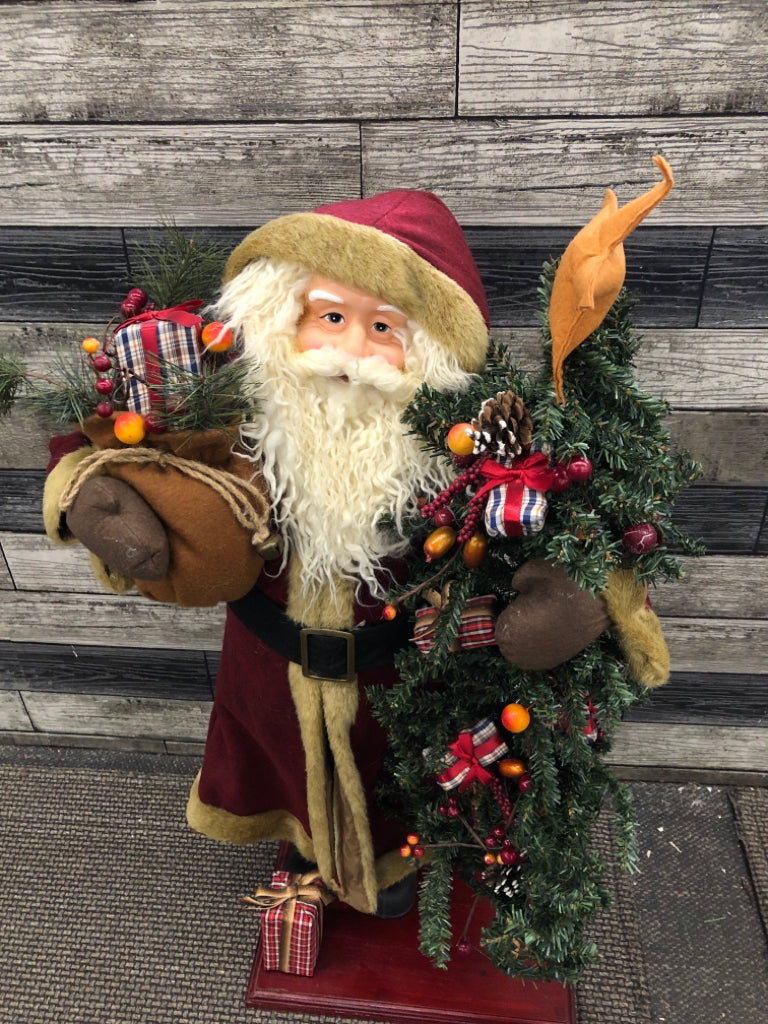 LG FABRIC SANTA DECOR.