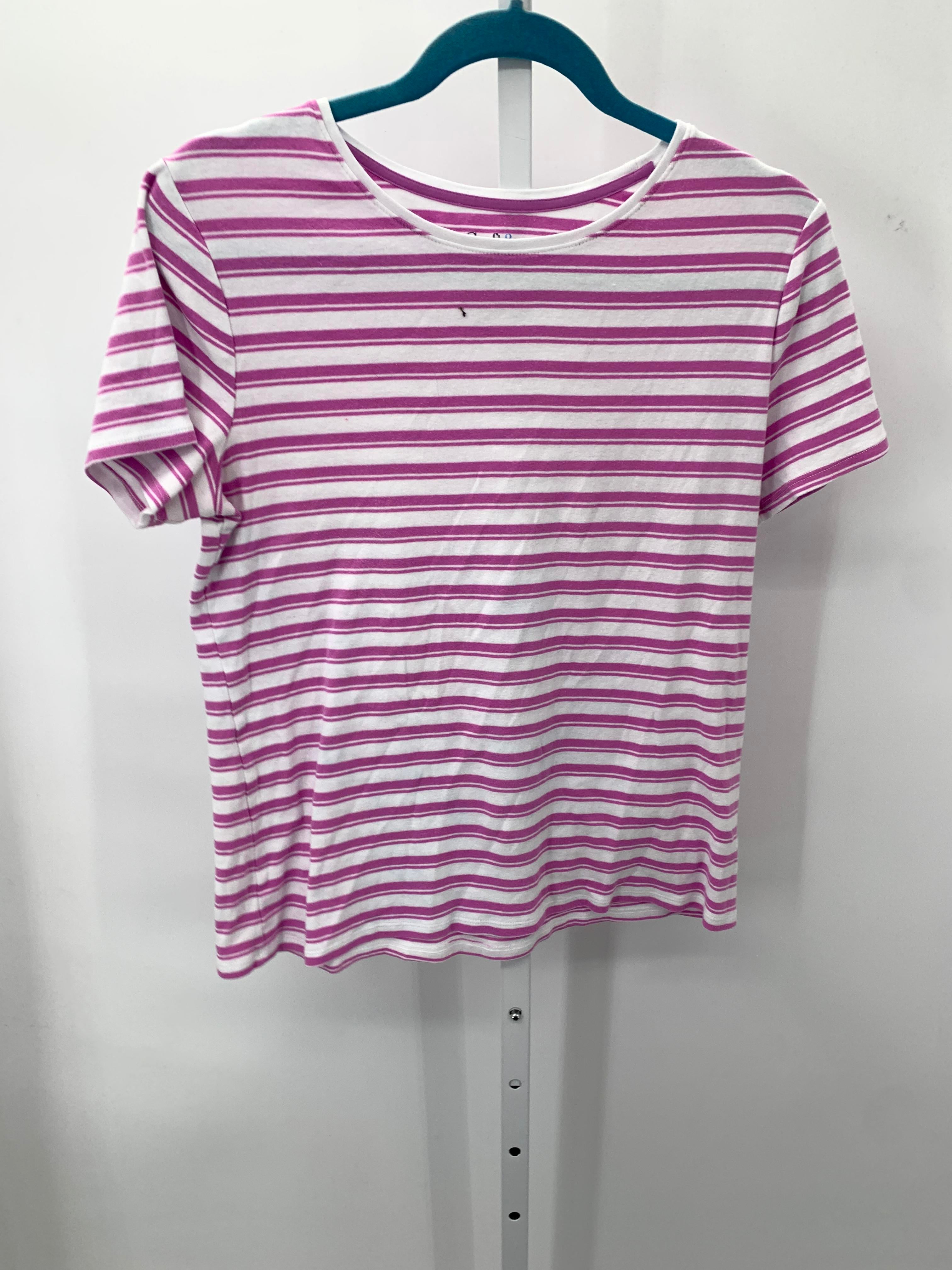 Croft & Barrow Size Medium Misses Short Sleeve Shirt