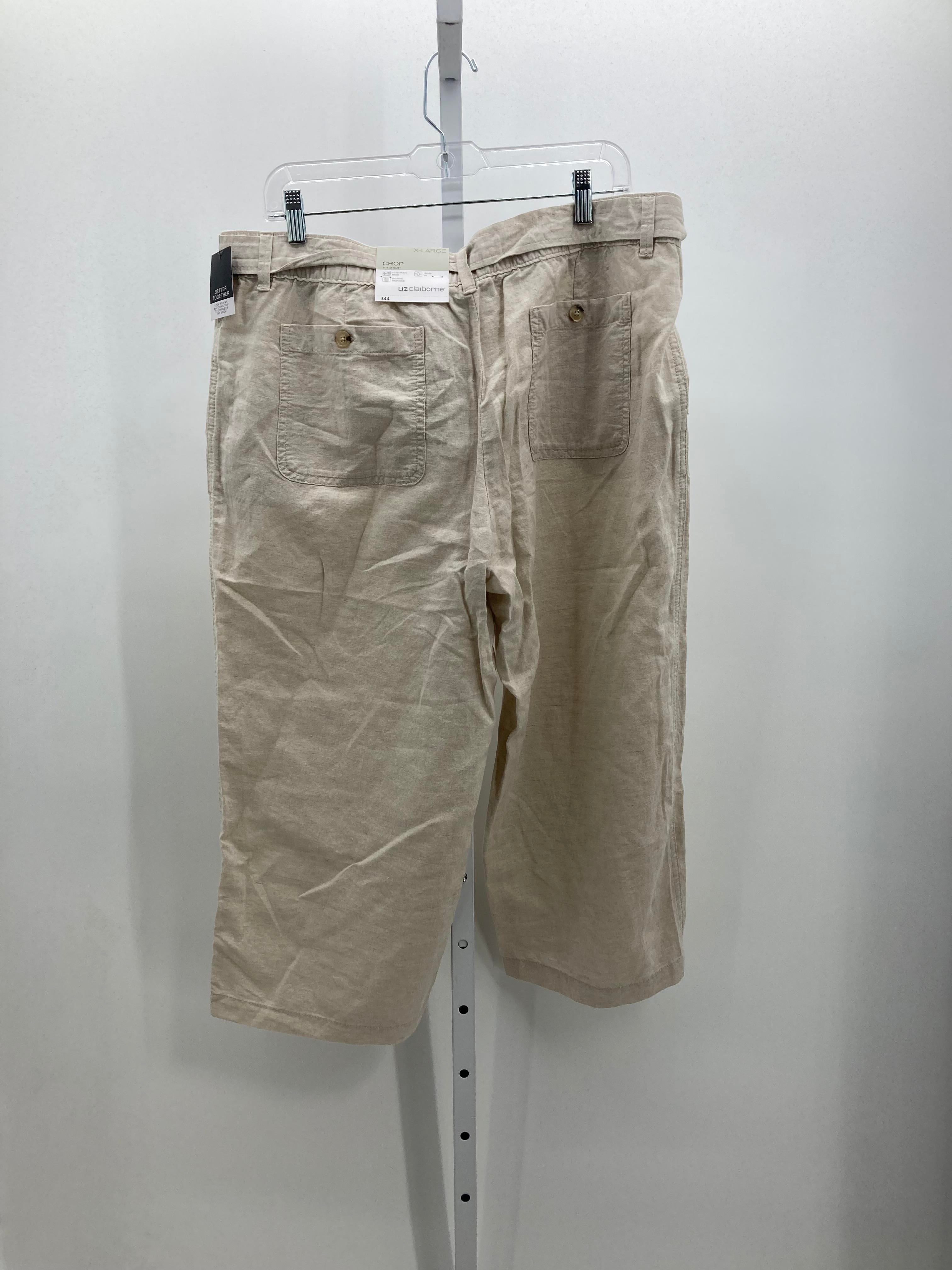 Liz Lange Size Extra Large Misses Cropped Pants