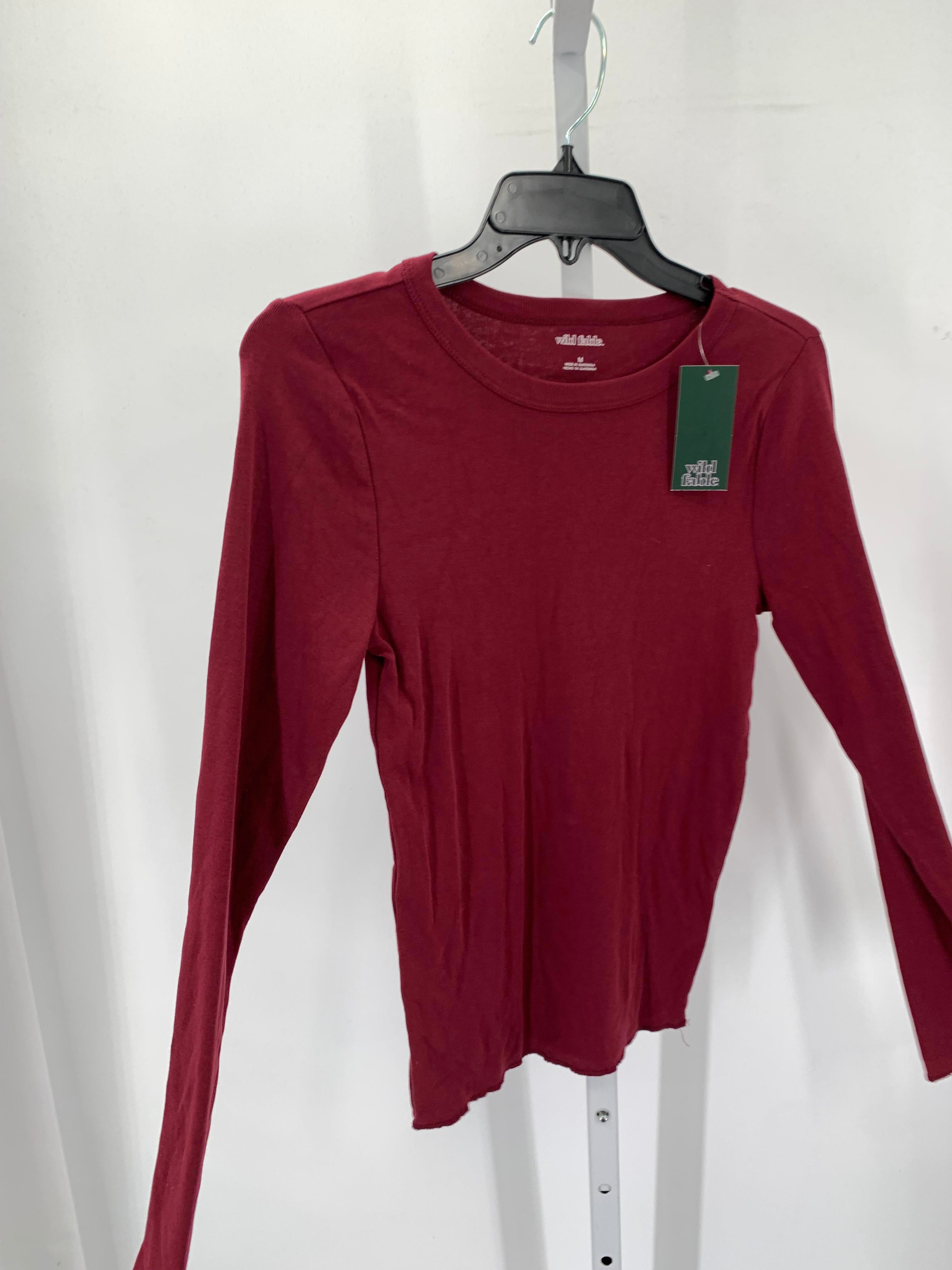 Wild Fable Size Medium Juniors Long Sleeve Shirt