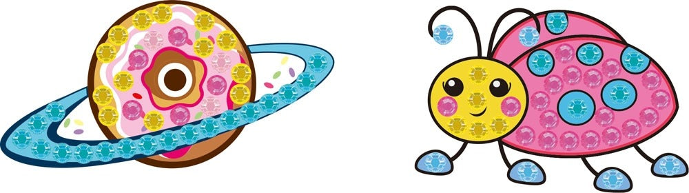 New - Diamond Dotz Big Dotz - Planet Ladybug