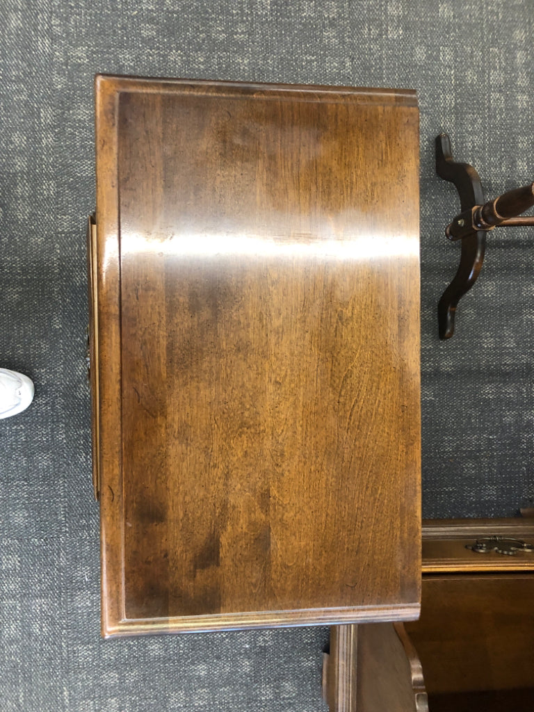 VTG NIGHTSTAND, 1 DRAWER AND CUBBY.