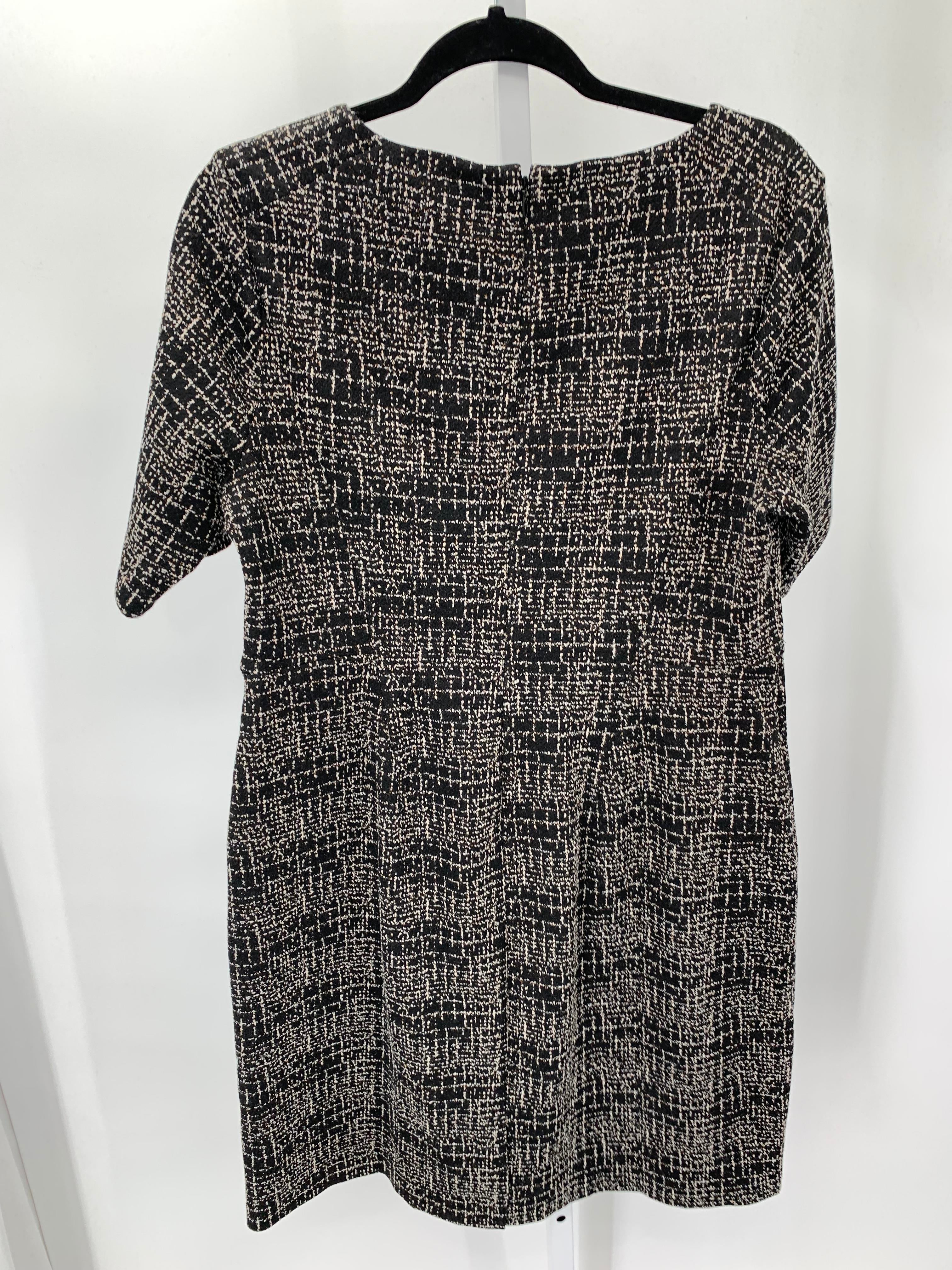Lands End Size 16 Misses Short Sleeve Dress