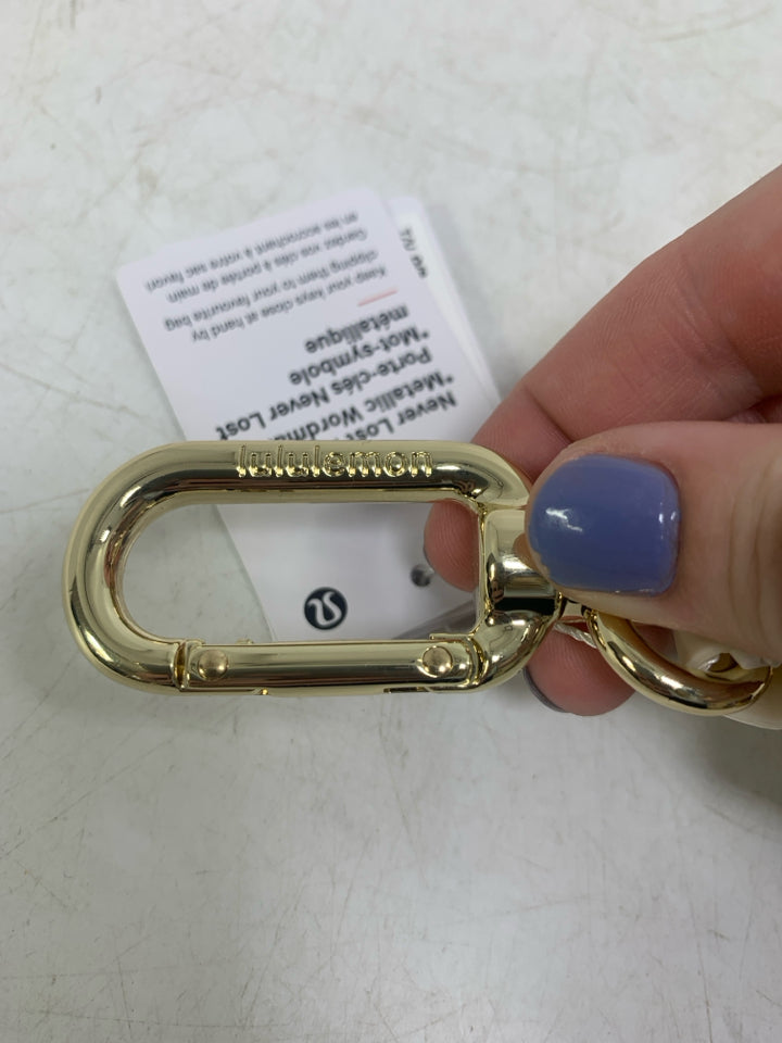 Lululemon Never Lost Key Chain Metallic - NWT