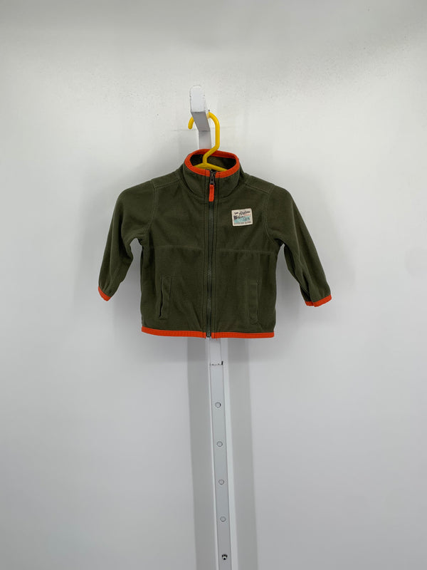 ORANGE FLEECE ZIP