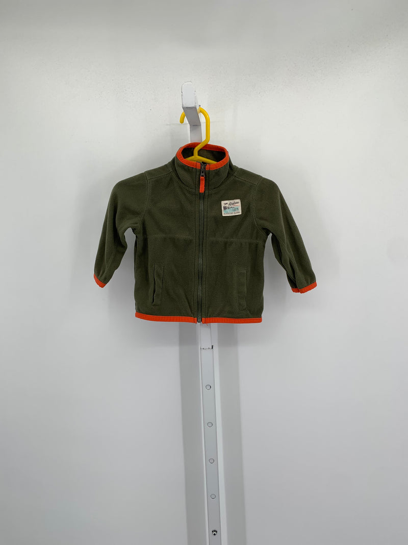 ORANGE FLEECE ZIP