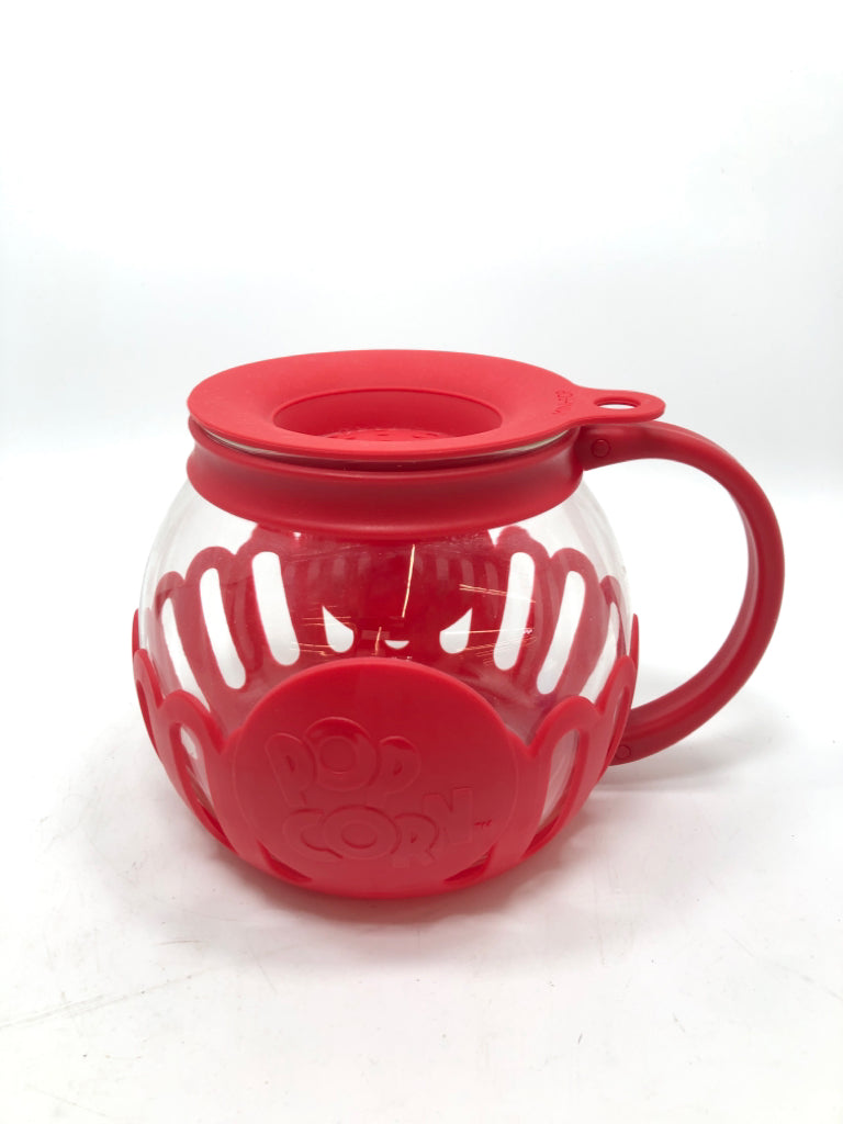 RED MINI-POP MICROWAVE POPPER.