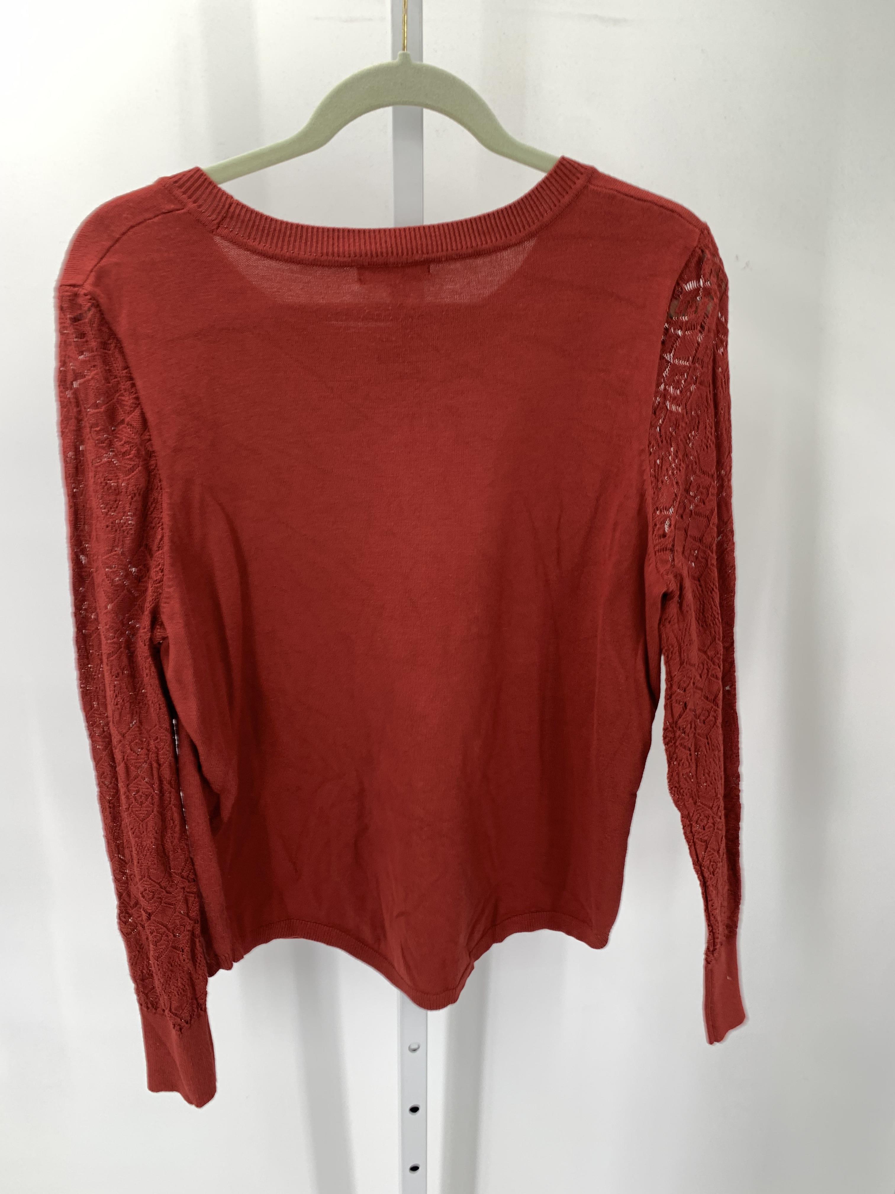 Lety & Me Size Large Misses Long Slv Sweater