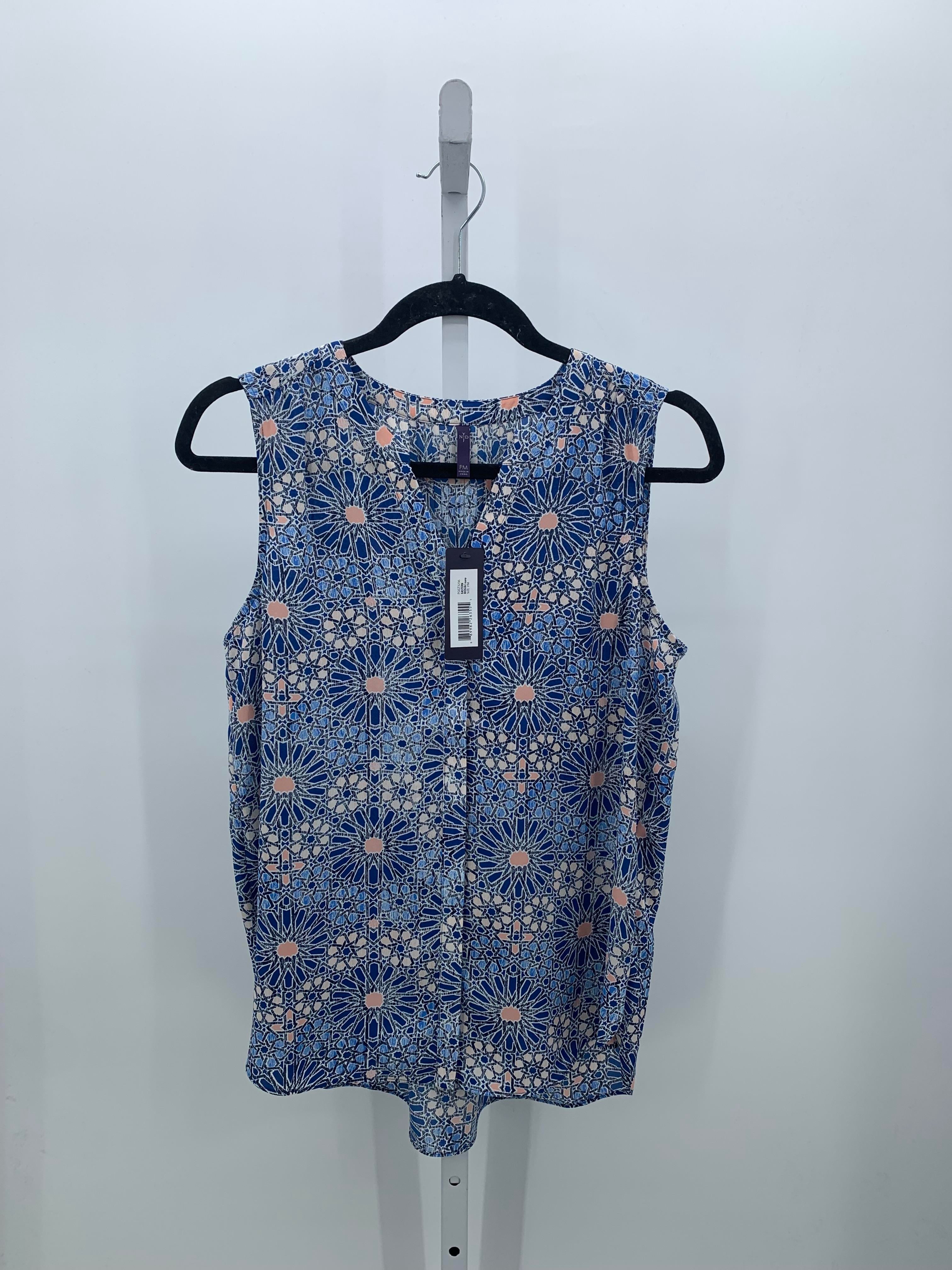 Talbots Size Medium Petite Petite Sleeveless Shirt