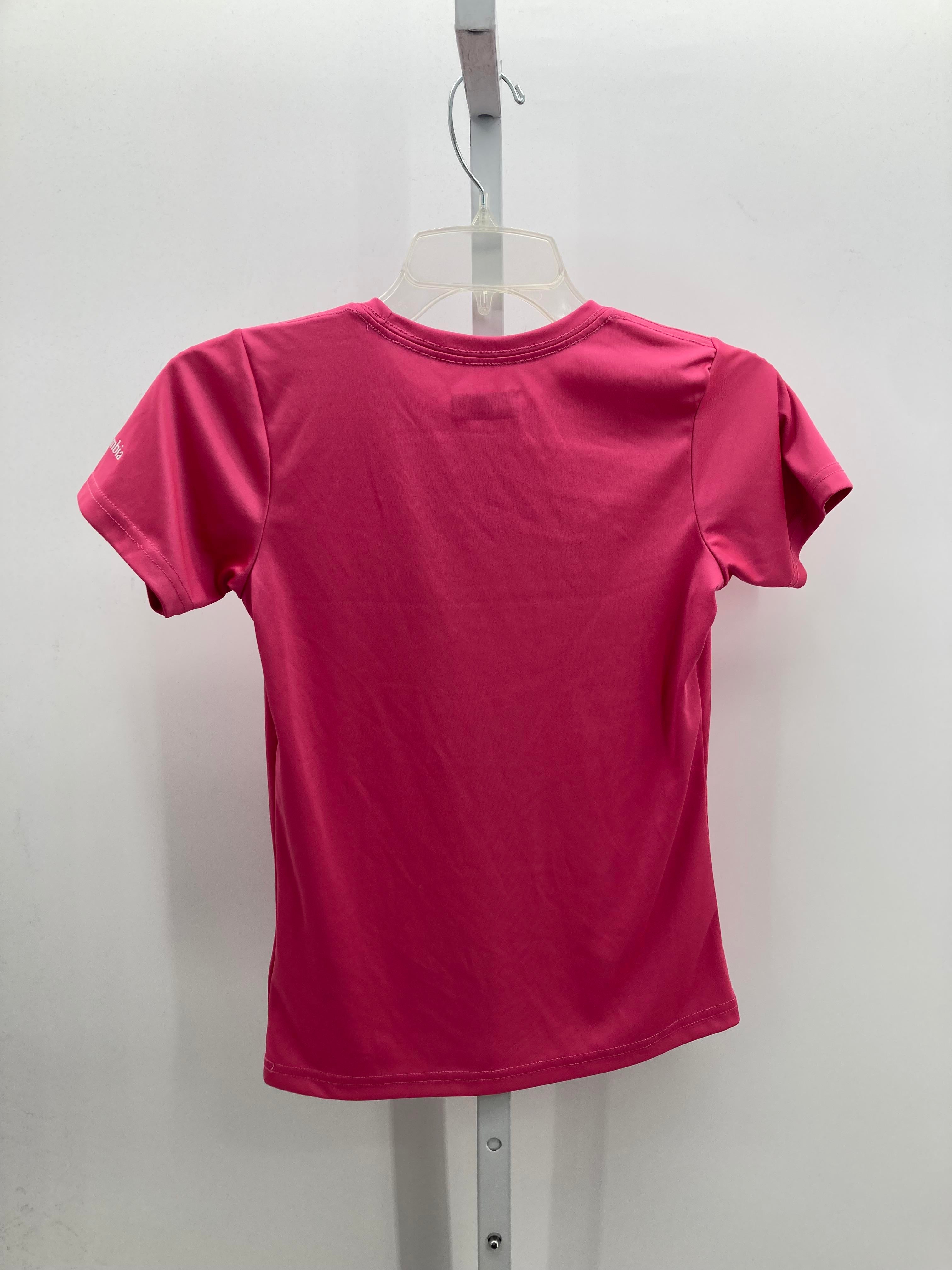 Columbia Size 10-12 Girls Short Sleeve Shirt