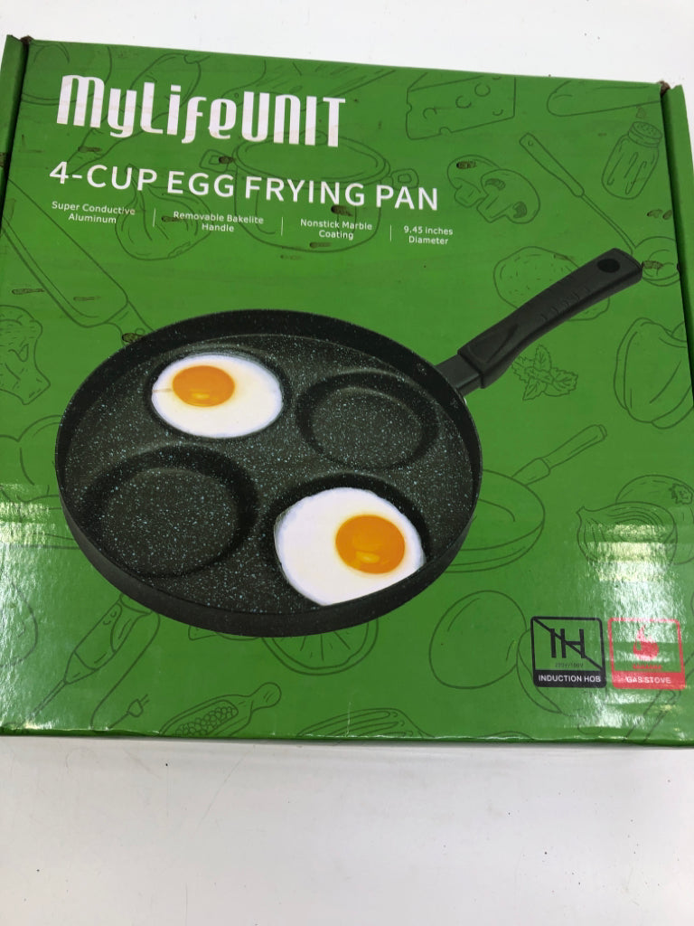 NIB 4-CUP EGG FRYING PAN.