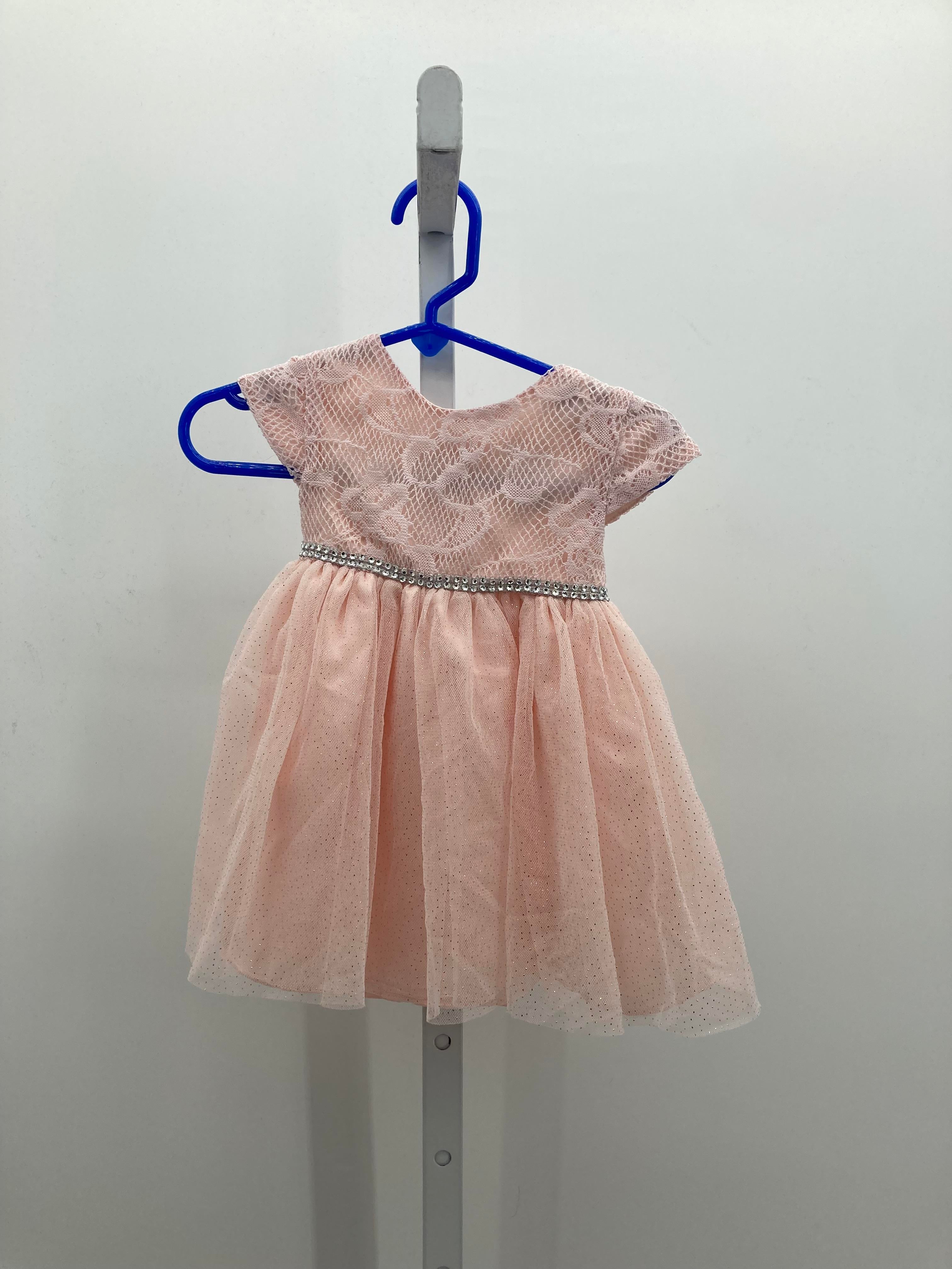 Youngland Size 6-9 mon Girls Short Sleeve Dress