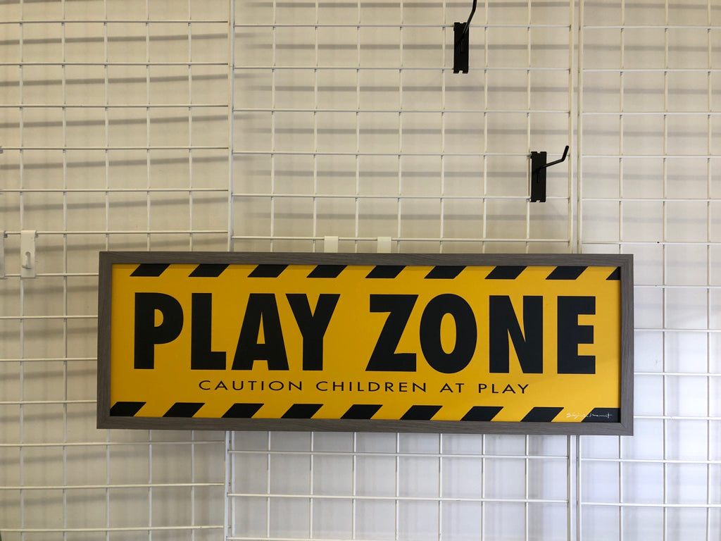 PLAY ZONE WALL ART.