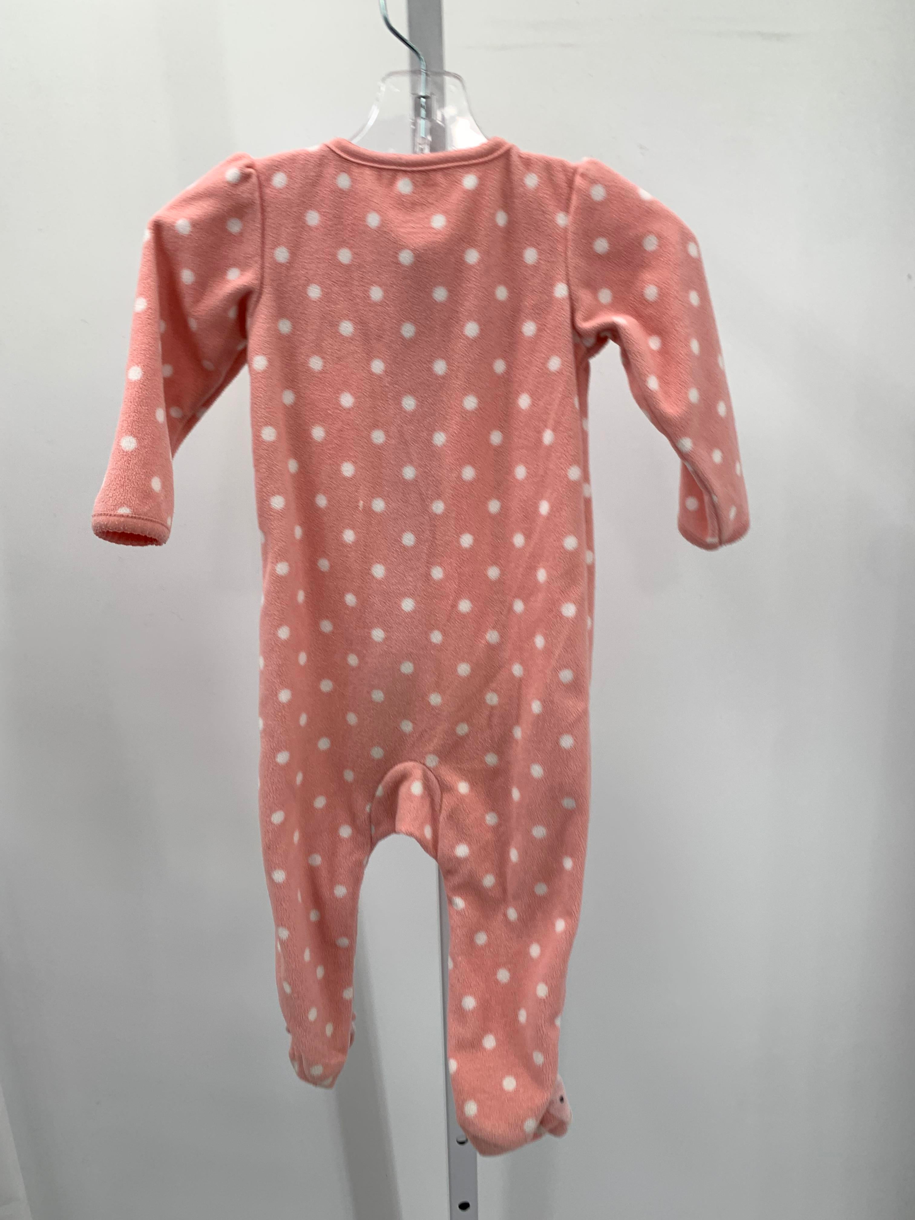 Simple Joys Size 6-9 mon Girls Long Slv. Romper