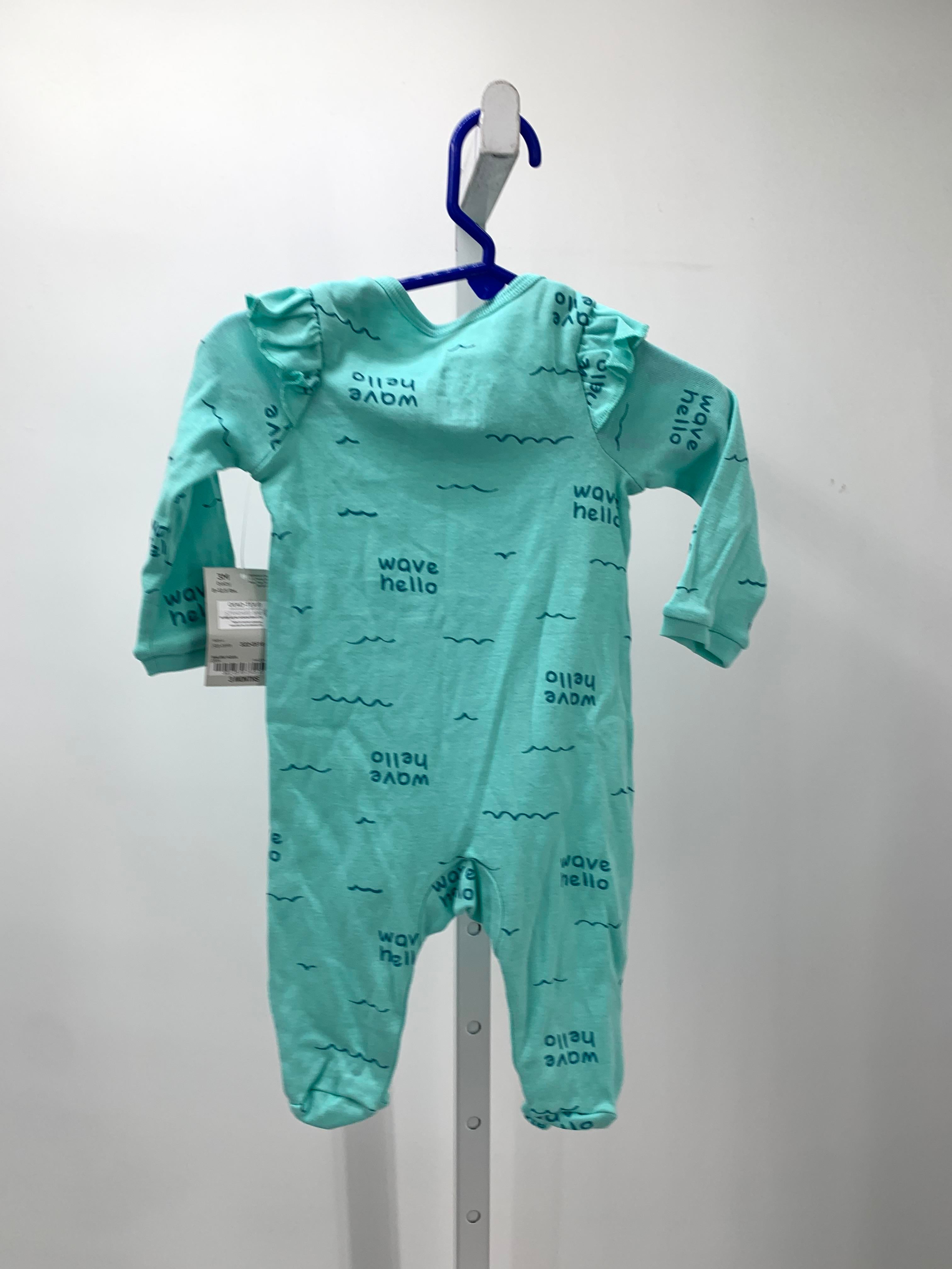 Okie Dokie Size 3 Months Girls Long Slv. Romper